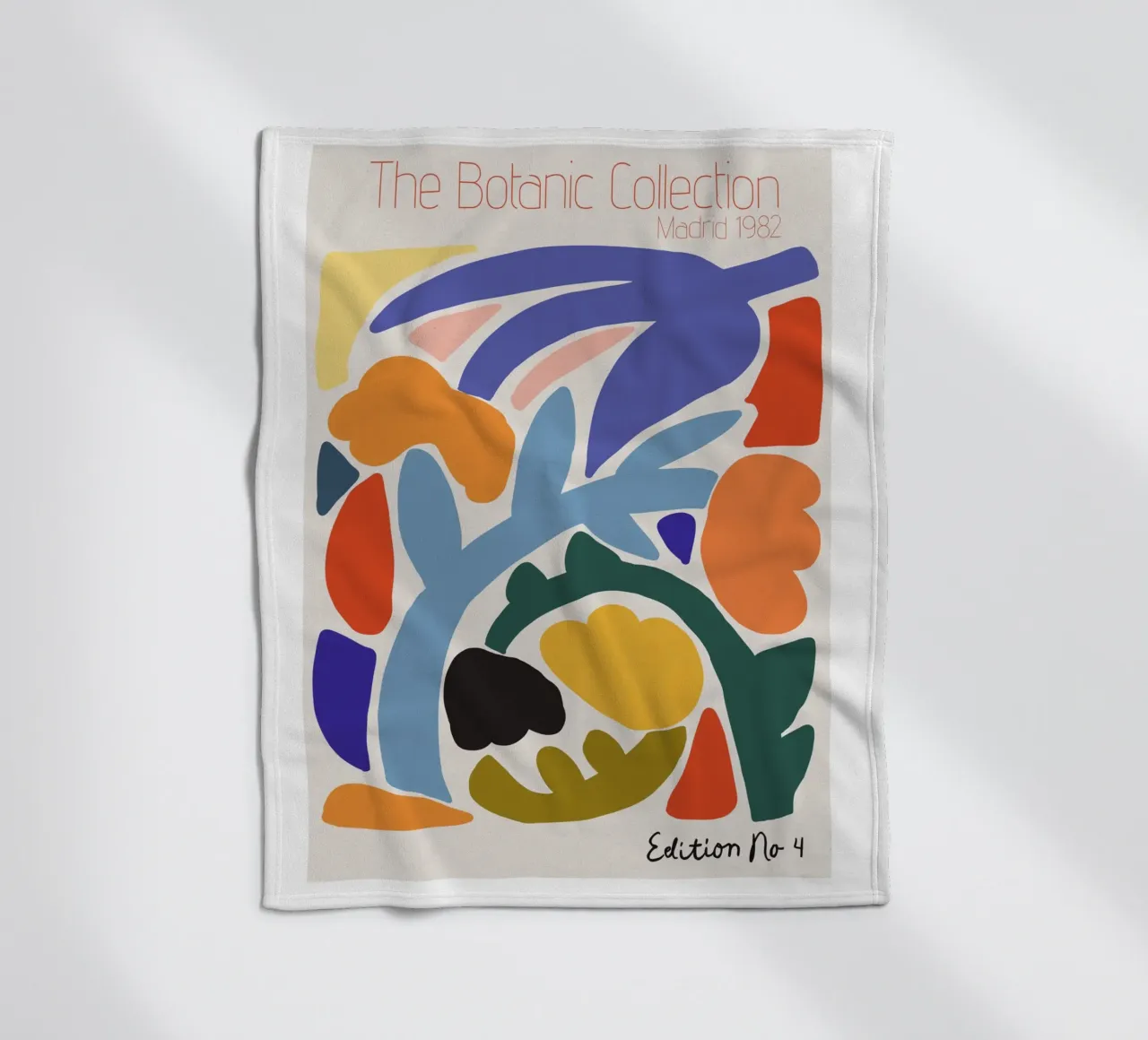 Botanic Collection Madrid coperta in pile da treechild