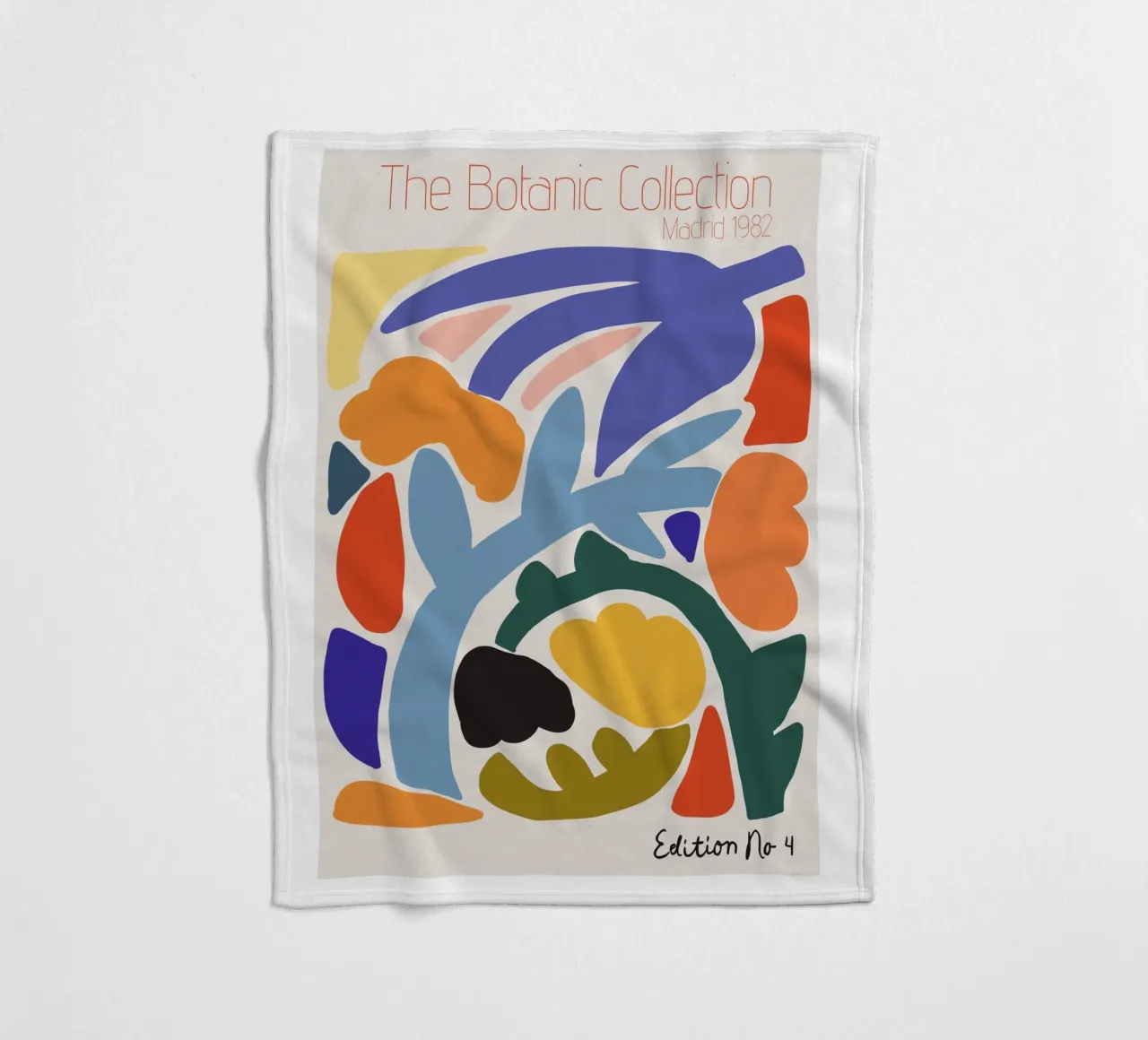 Botanic Collection Madrid coperta in pile da treechild