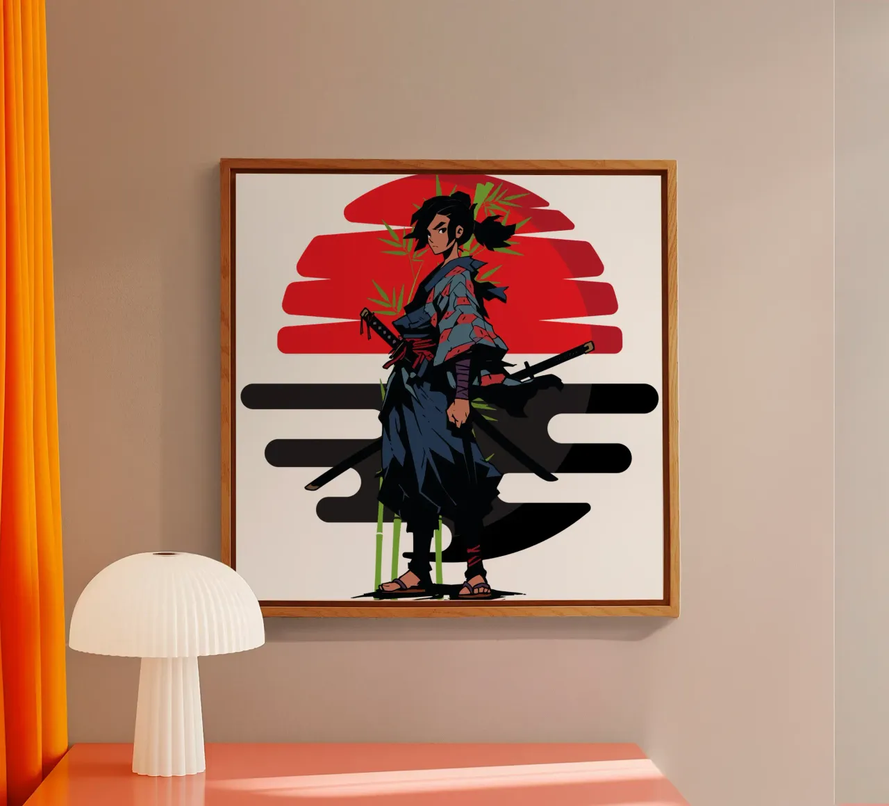 samurai adolescente plexiglass da yukihana