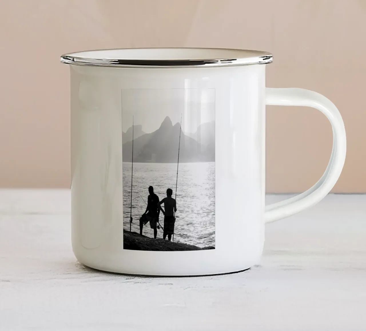 Arpoador, Rio de Janeiro tazza in smalto da rafael campezato