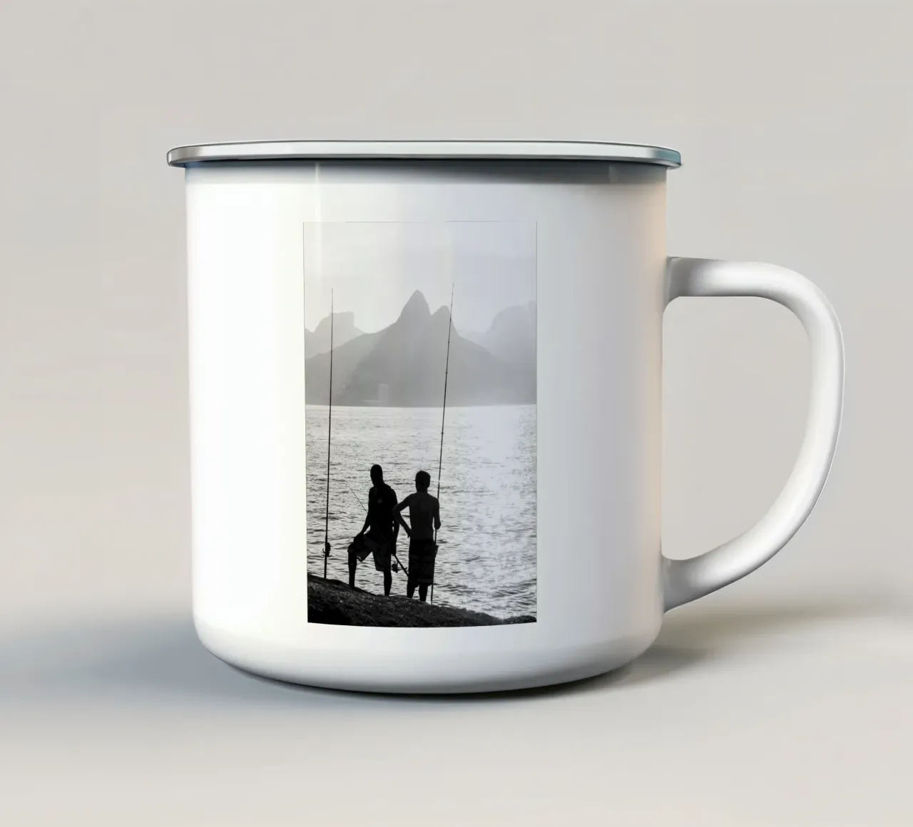 Arpoador, Rio de Janeiro tazza in smalto da rafael campezato