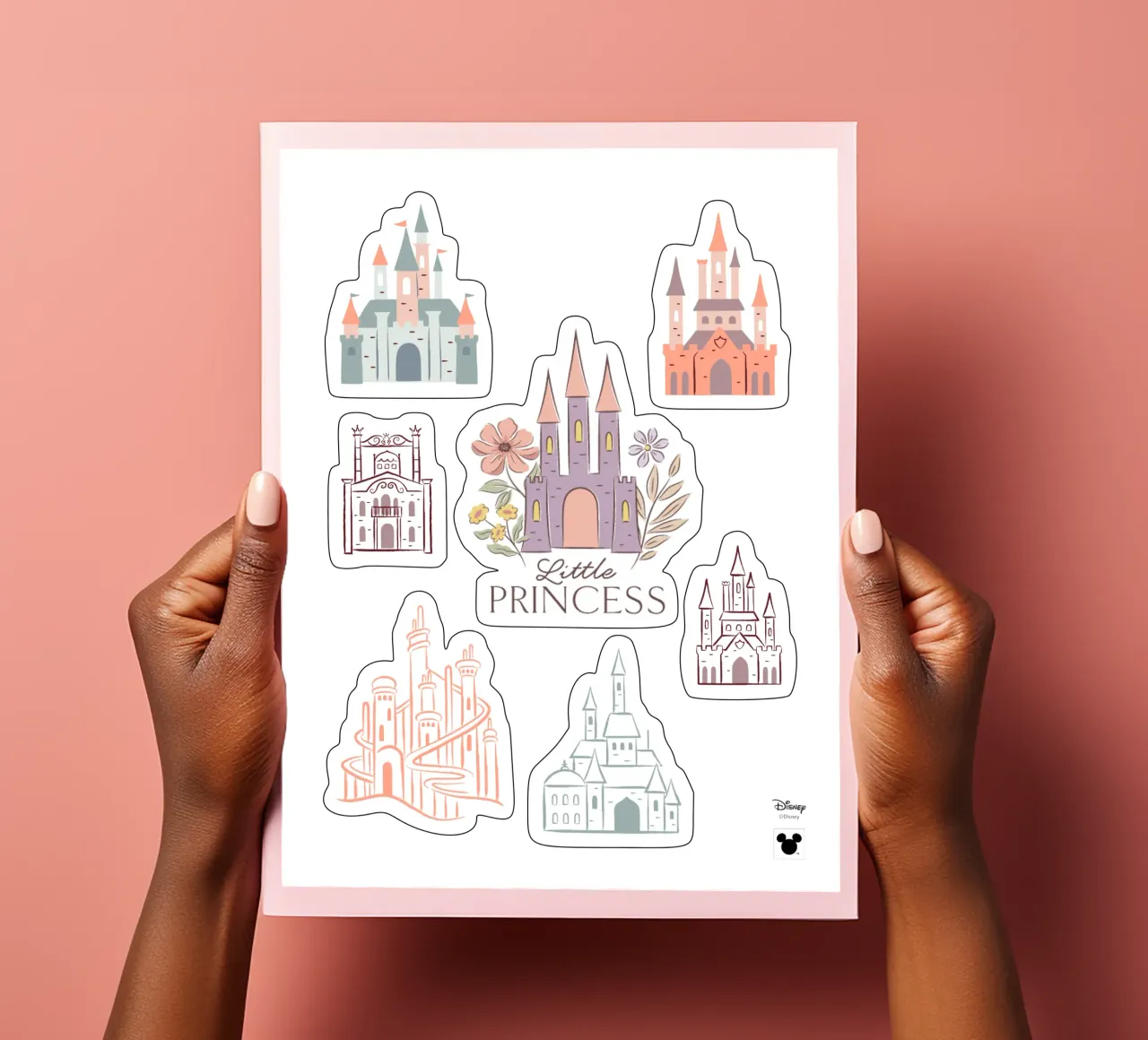 Prinzessinnen Schlösser sticker sheet by DISNEY PRINCESS - Sticker Shop