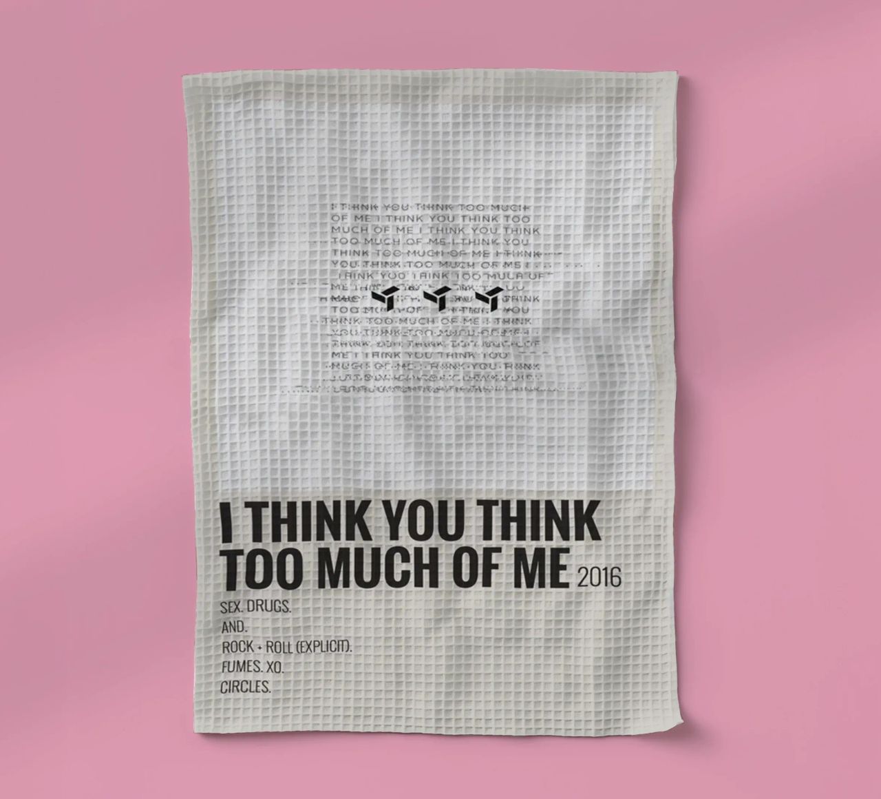 I THINK YOU THINK TOO MUCH OF ME canovaccio da cucina da SoundStudio