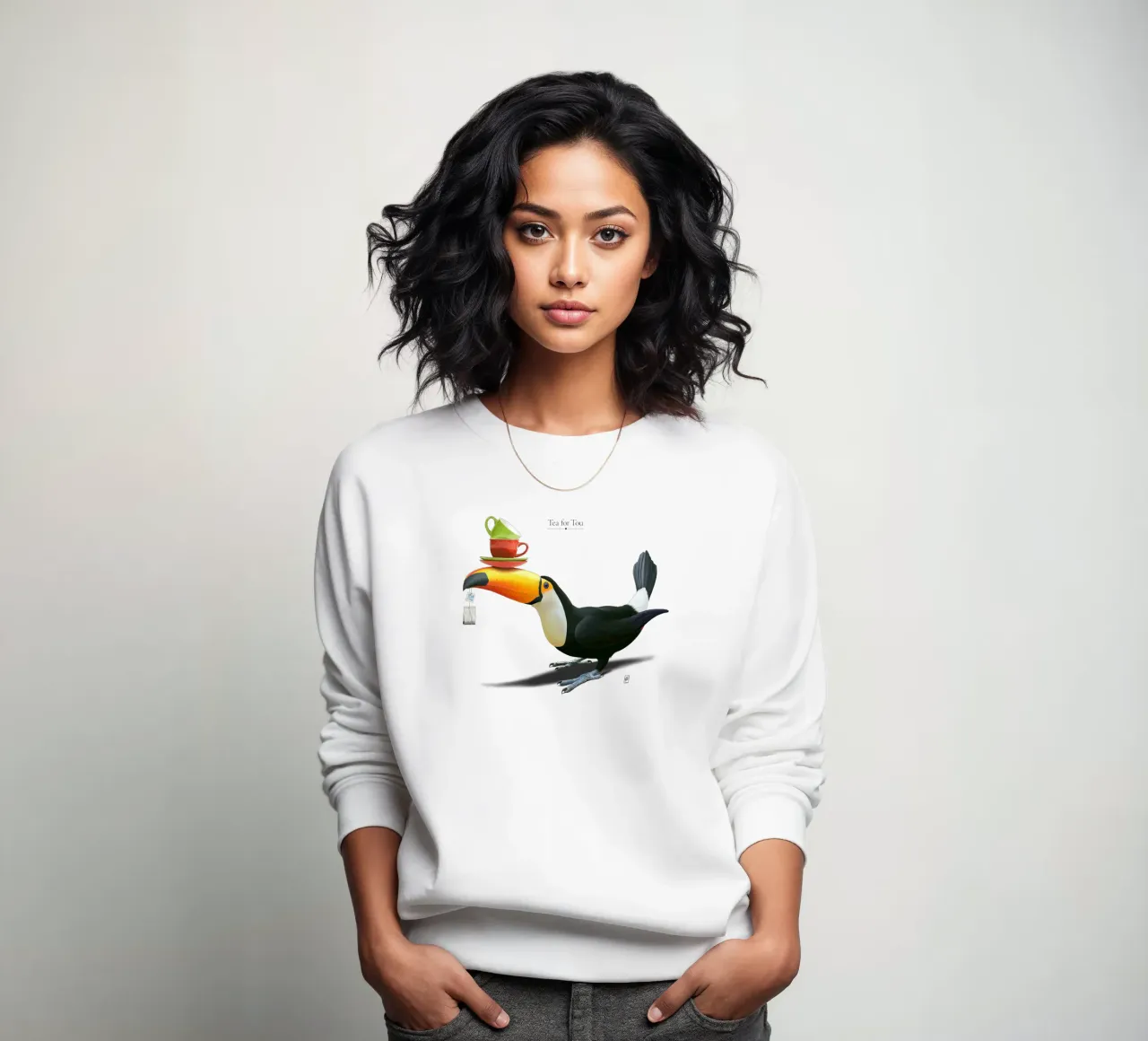 Tea for Tou (Titled) felpa da Rob Art | Illustration