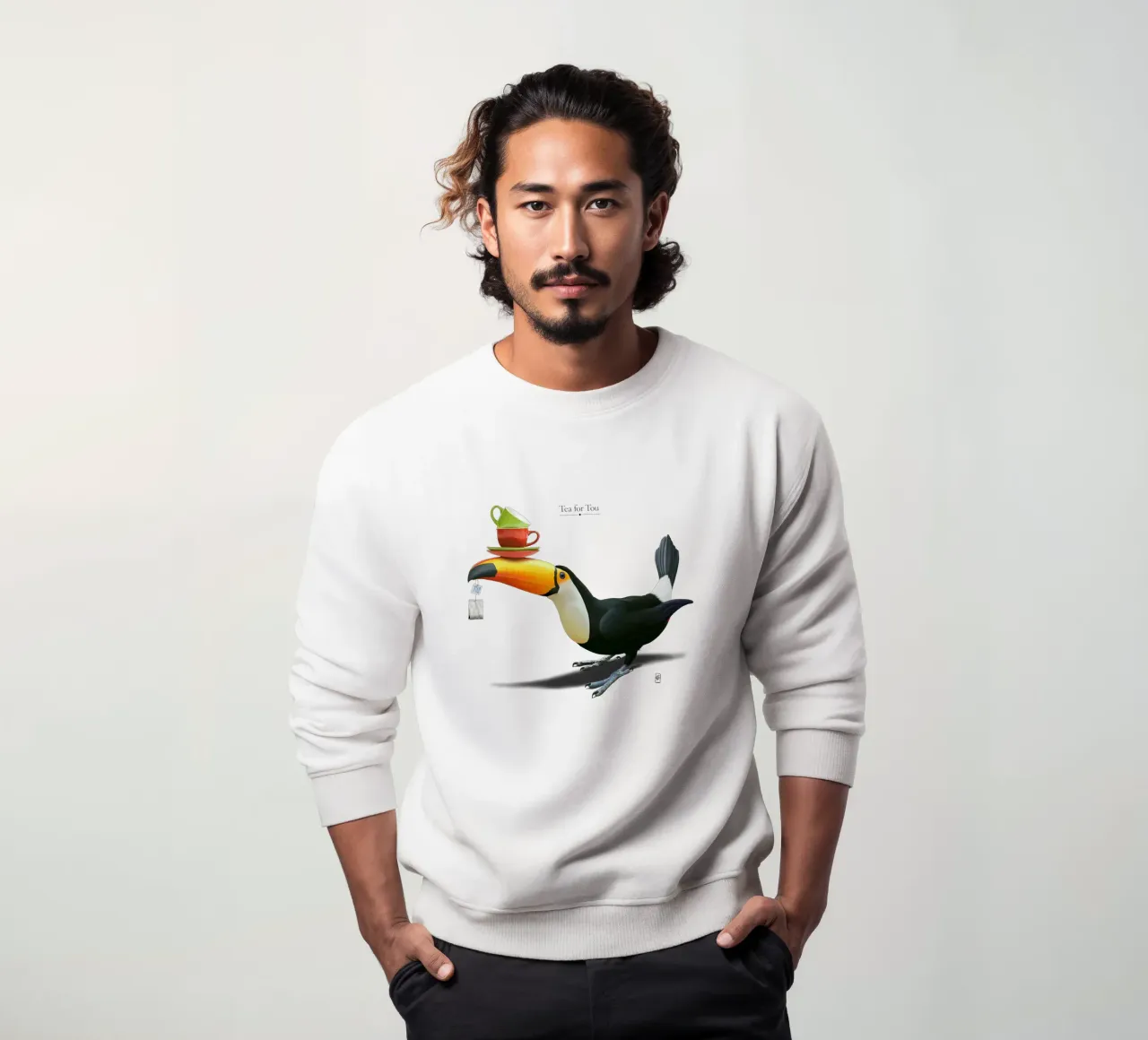 Tea for Tou (Titled) felpa da Rob Art | Illustration