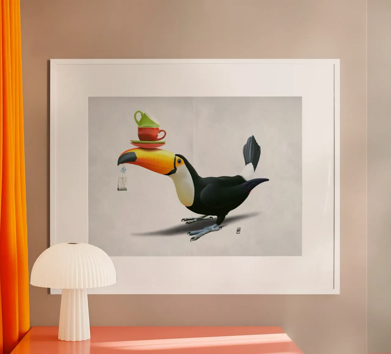 Tea for Tou (Wordless) carta hahnemühle da Rob Art | Illustration
