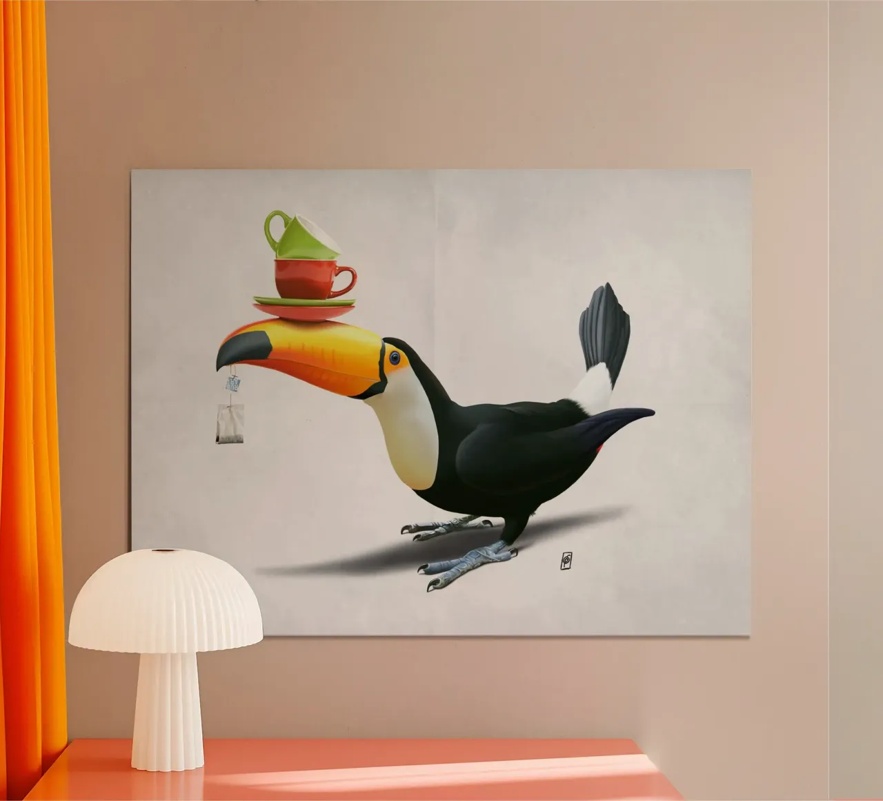 Tea for Tou (Wordless) carta hahnemühle da Rob Art | Illustration