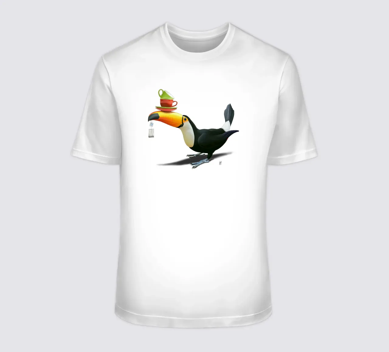Tea for Tou (Colour) t-shirt van Rob Art | Illustration