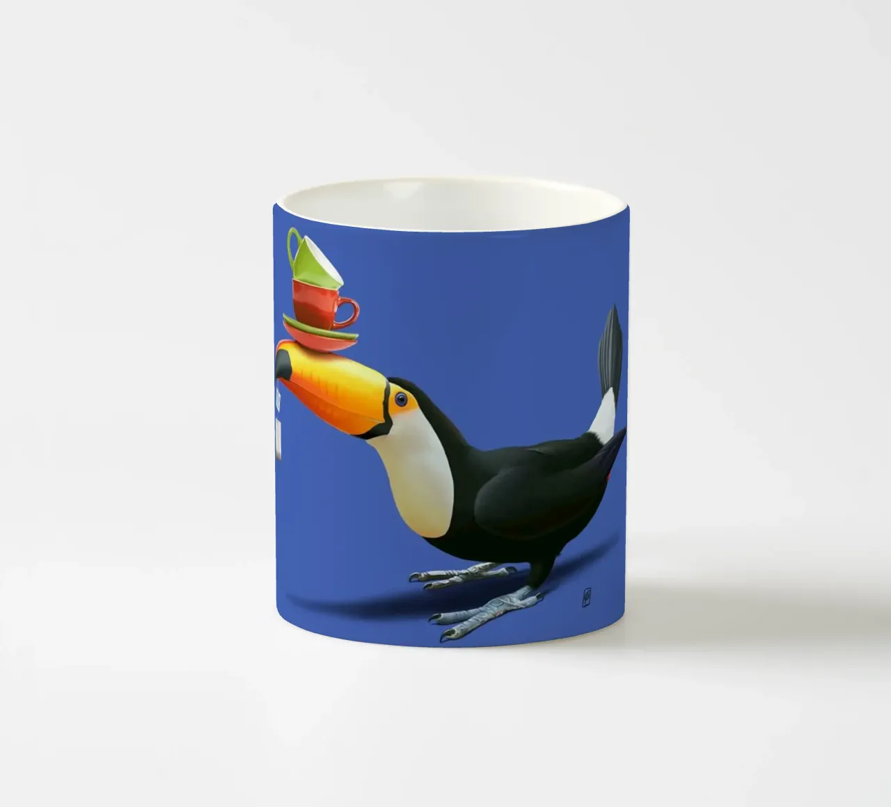 Tea for Tou (Colour) tazza in ceramica da Rob Art | Illustration