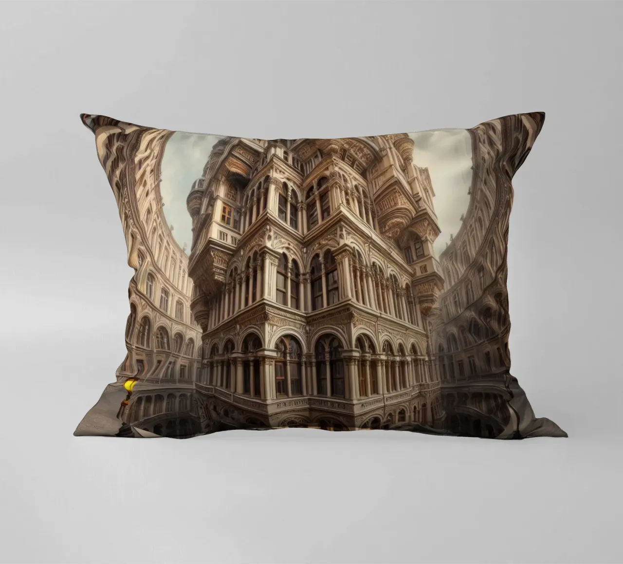 Sphere 056 - Ornate Architectural Fantasy cuscino da Spheres