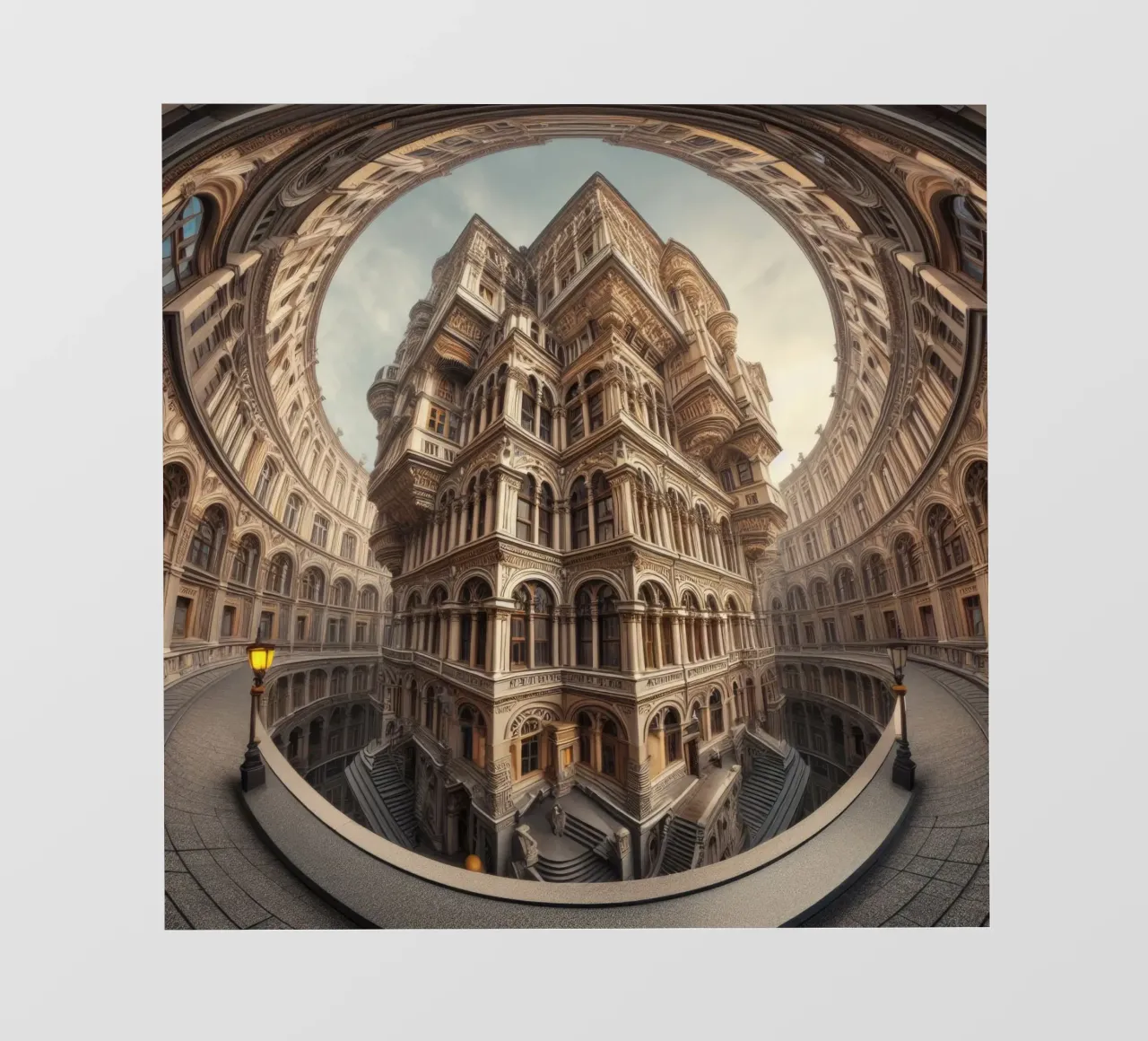 Sphere 056 - Ornate Architectural Fantasy telo in pvc da Spheres