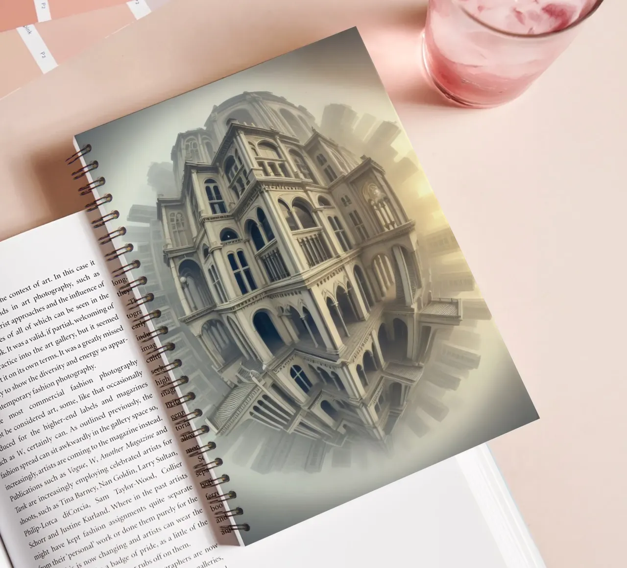 Sphere 058 - Surreal Spherical Cityscape Ringbuch von Spheres