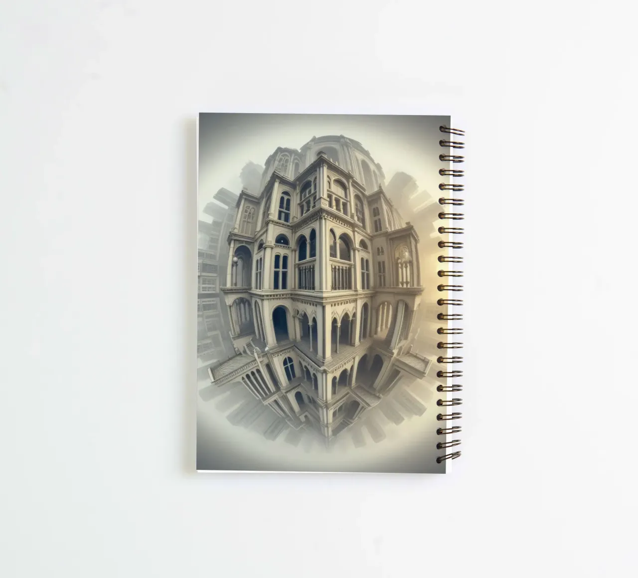 Sphere 058 - Surreal Spherical Cityscape Ringbuch von Spheres