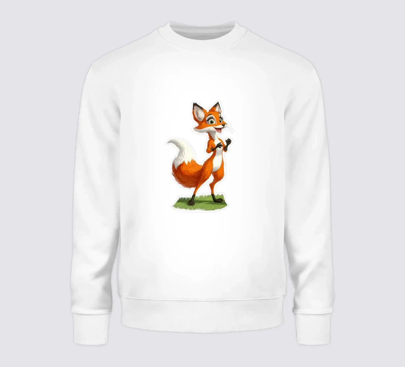 simpatica volpe felpa da Motivate-Today