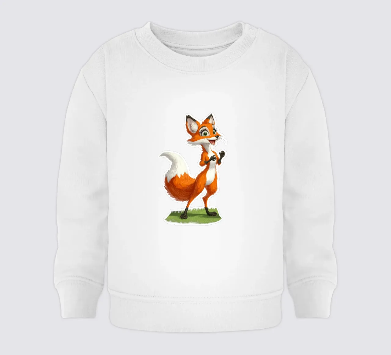 simpatica volpe felpa neonato da Motivate-Today