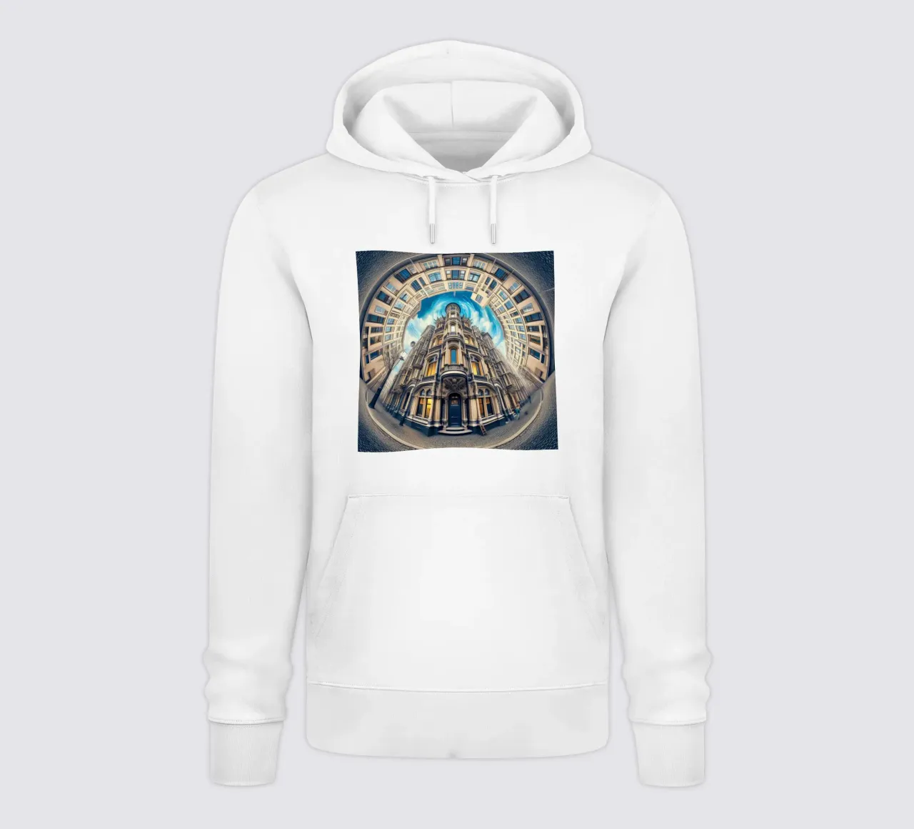 Sphere 059 - Circular Victorian Architecture felpa con cappuccio da Spheres