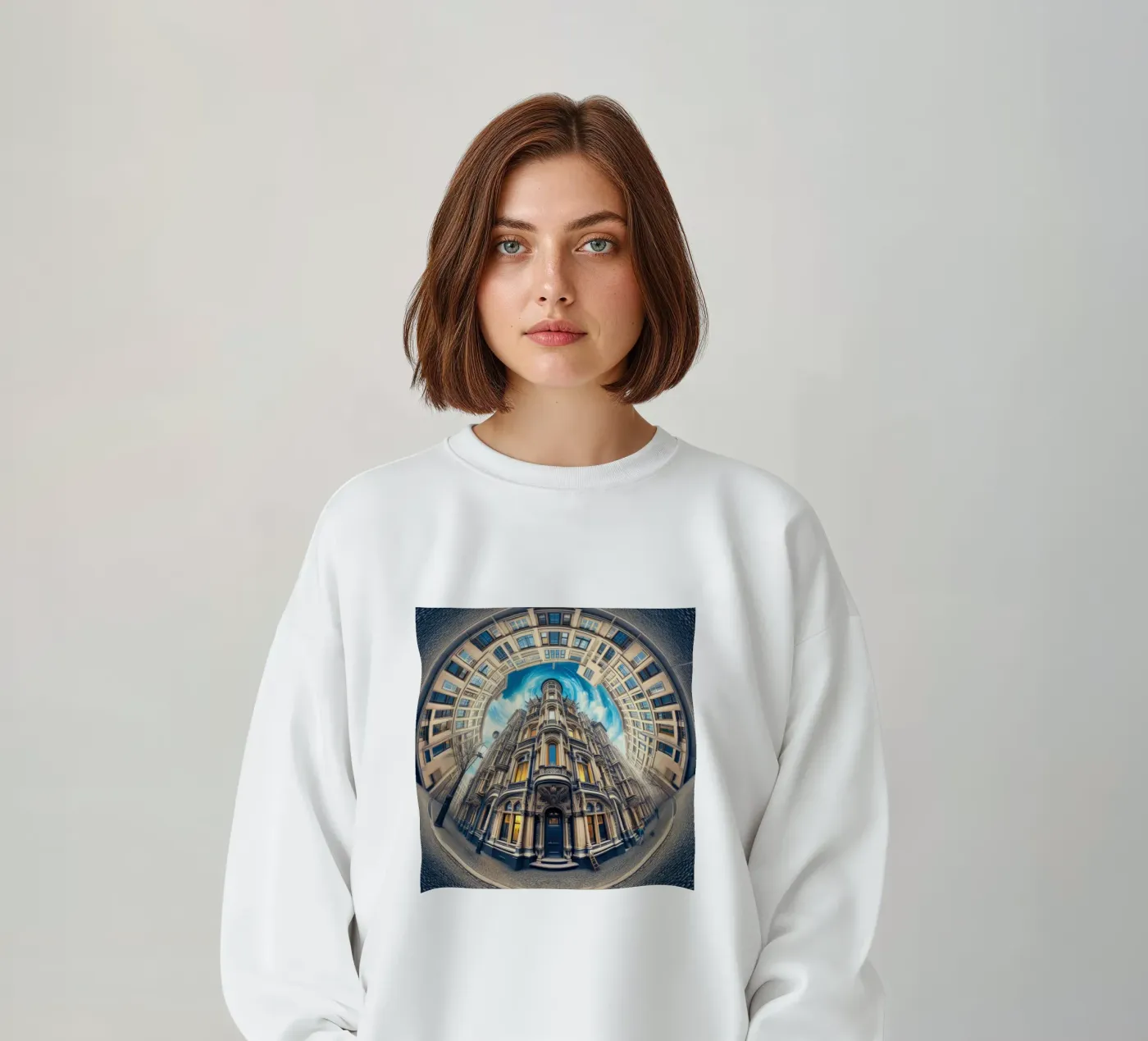 Sphere 059 - Circular Victorian Architecture sweatshirt by Spheres