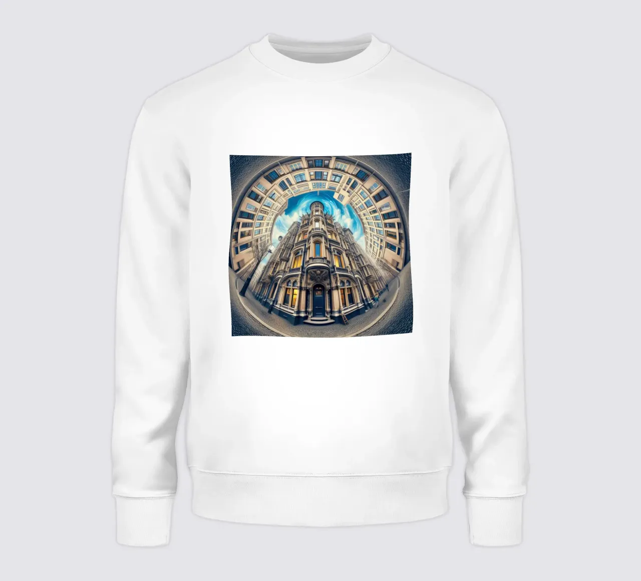 Sphere 059 - Circular Victorian Architecture Sweatshirt von Spheres