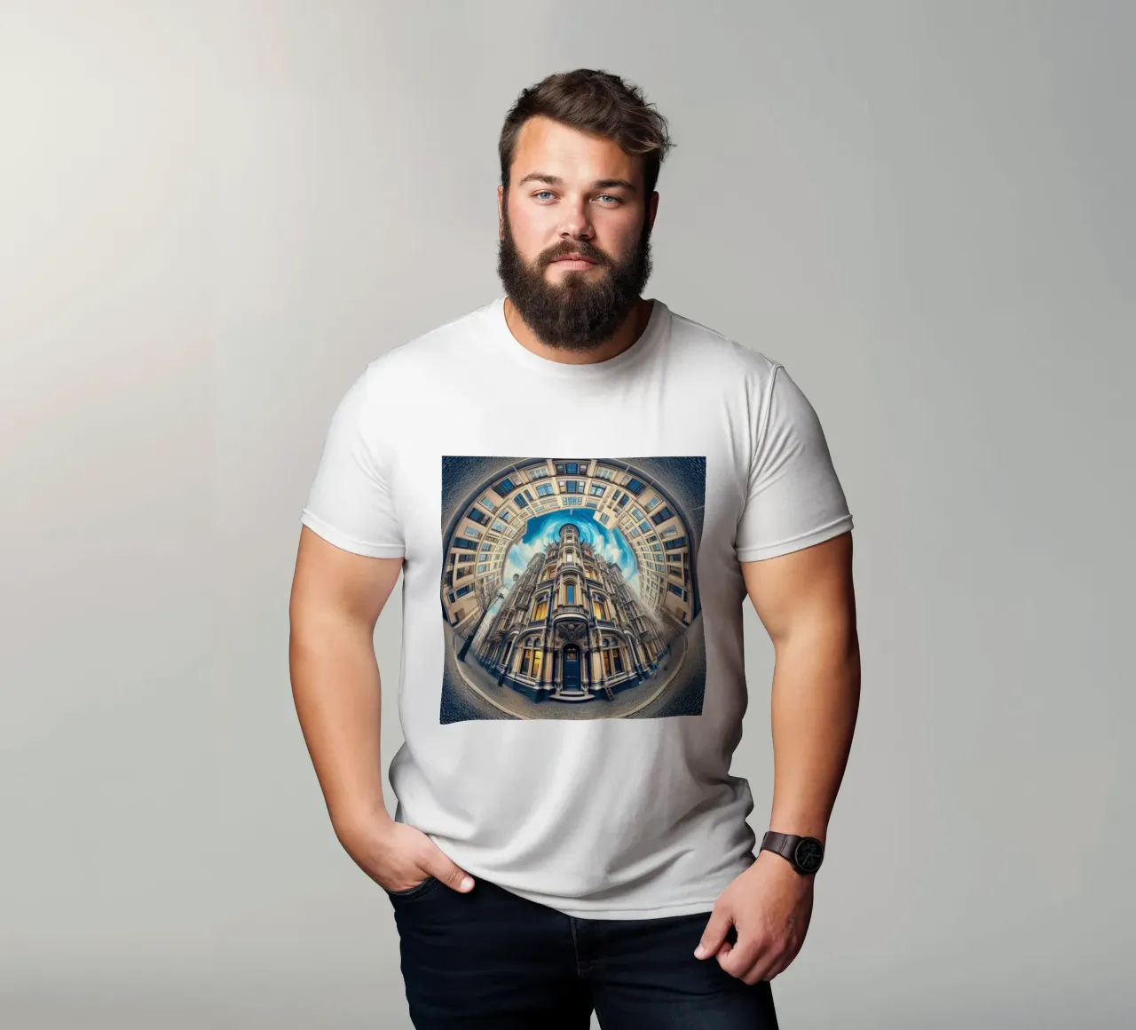 Sphere 059 - Circular Victorian Architecture t-shirt da Spheres