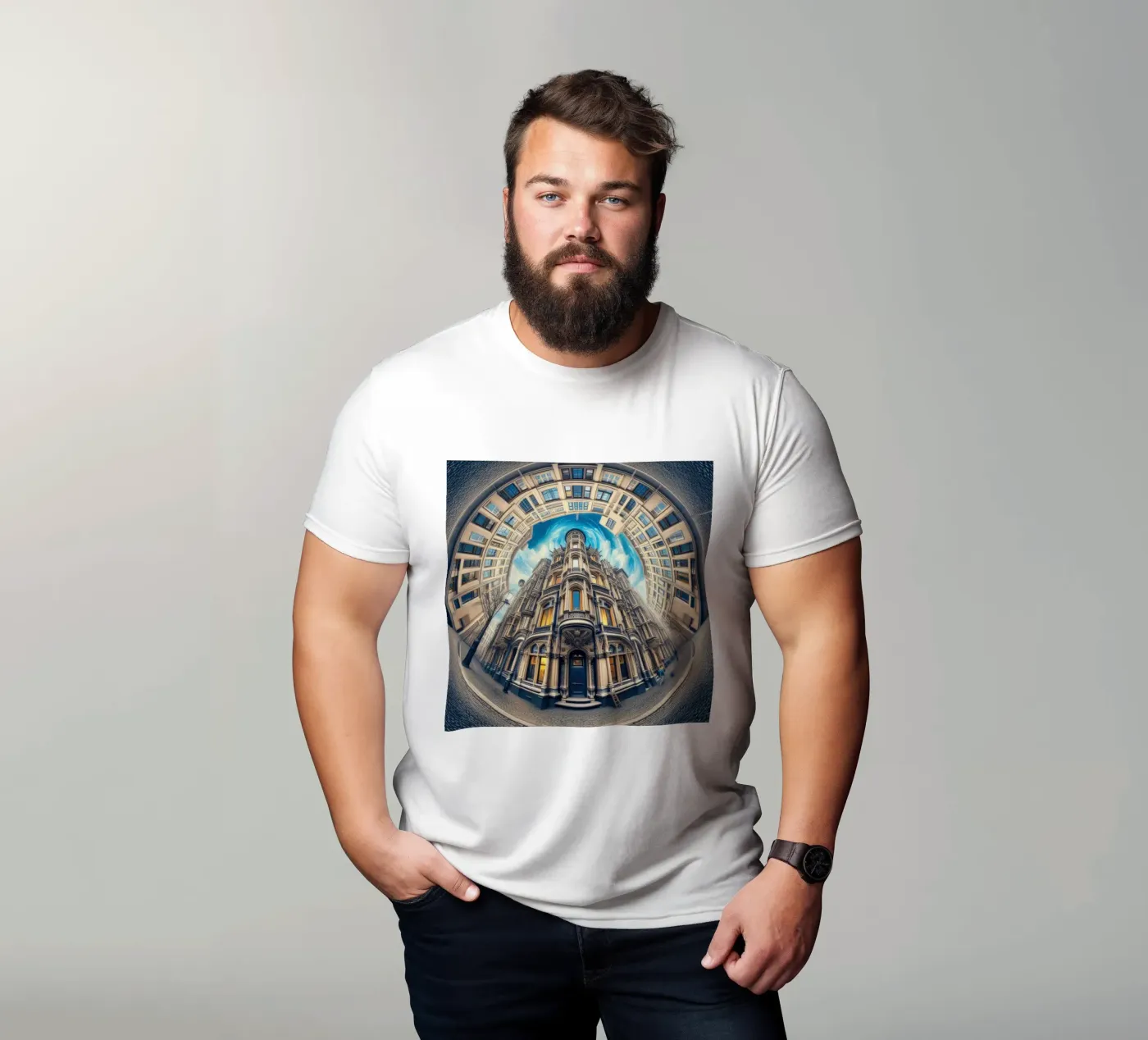 Sphere 059 - Circular Victorian Architecture t-shirt da Spheres