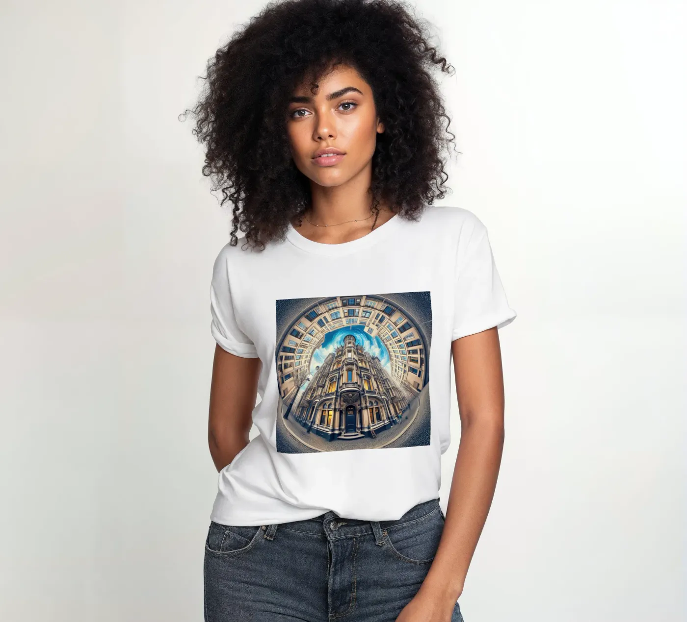 Sphere 059 - Circular Victorian Architecture t-shirt da donna da Spheres