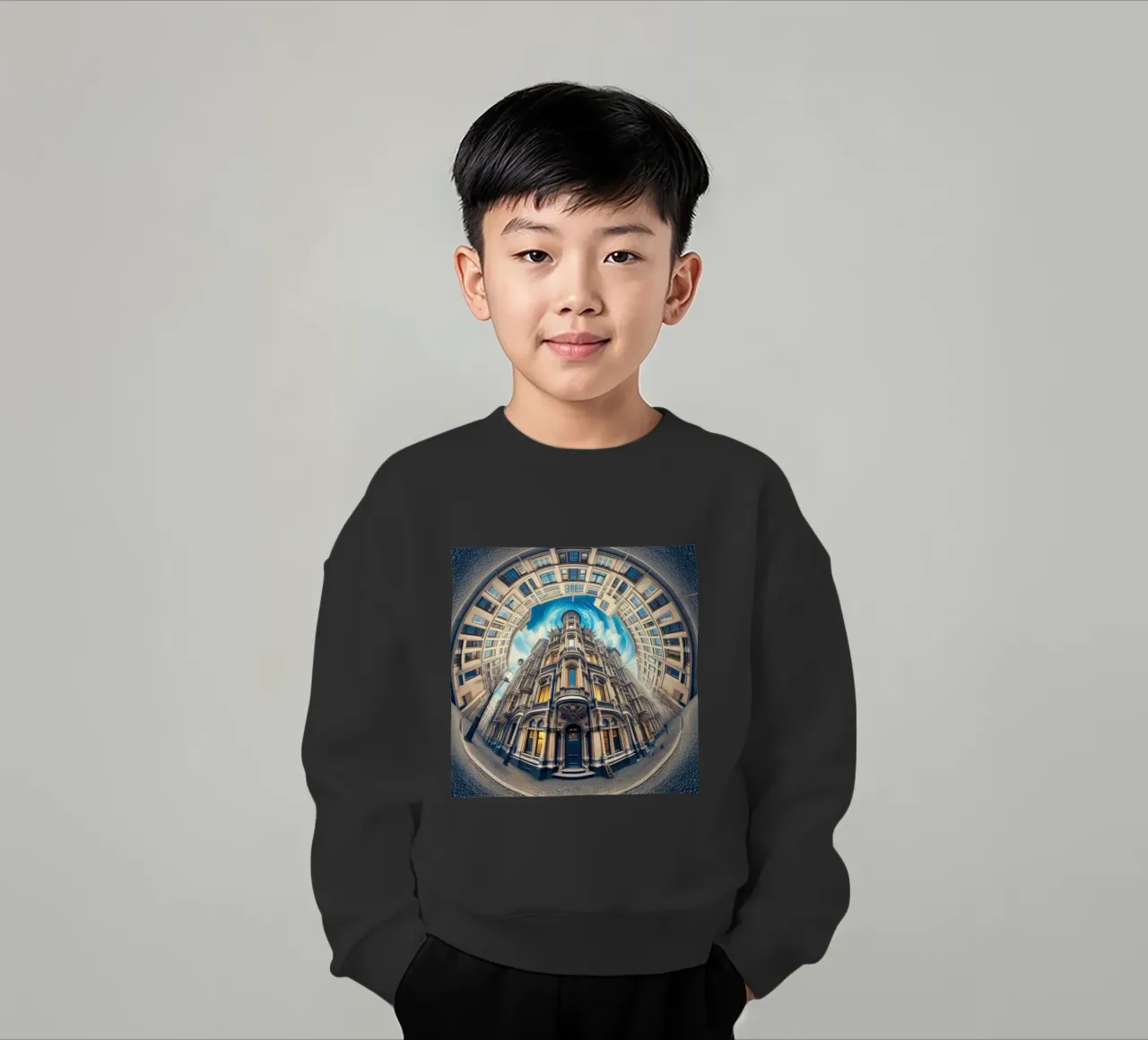 Sphere 059 - Circular Victorian Architecture felpa bambino da Spheres