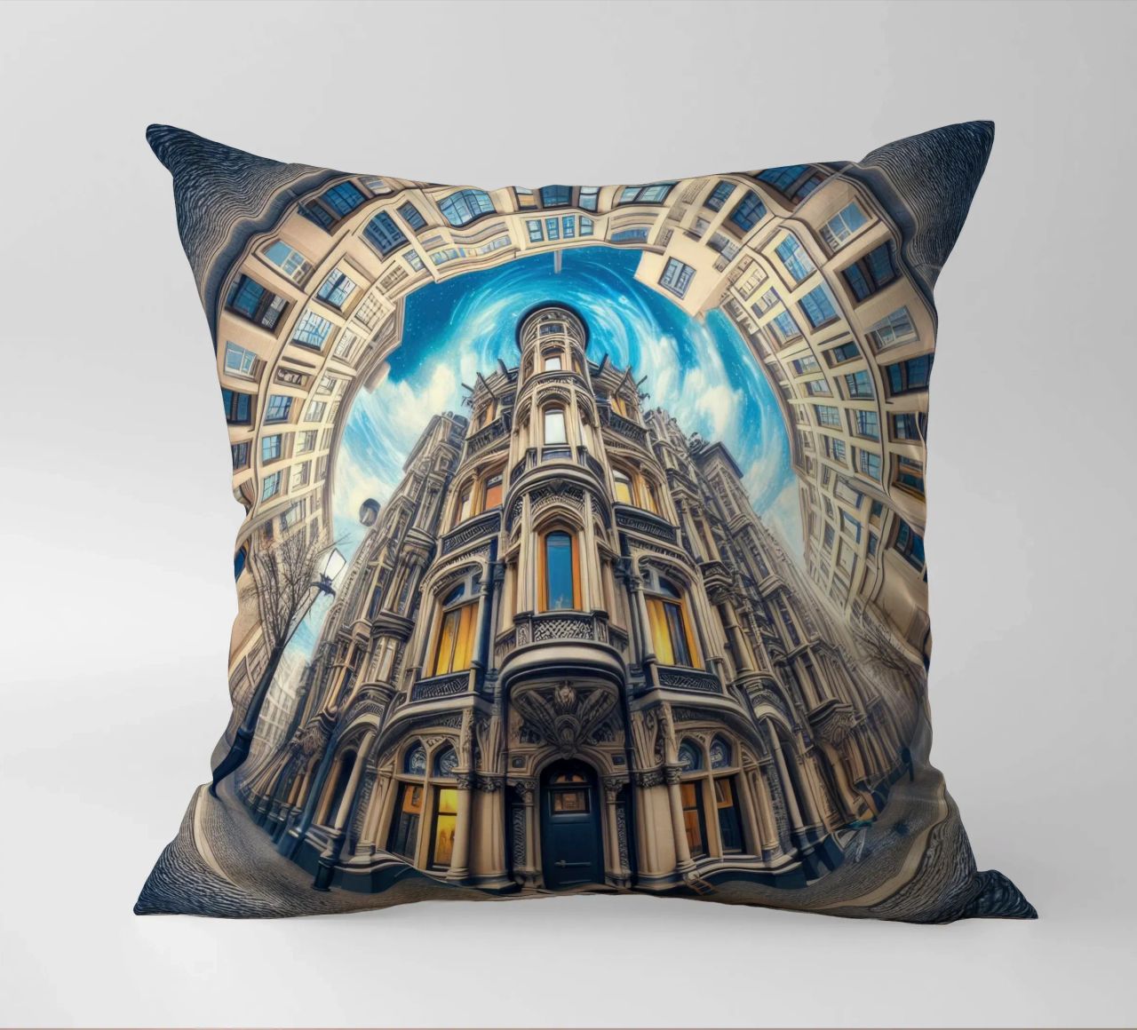 Sphere 059 - Circular Victorian Architecture cuscino da Spheres