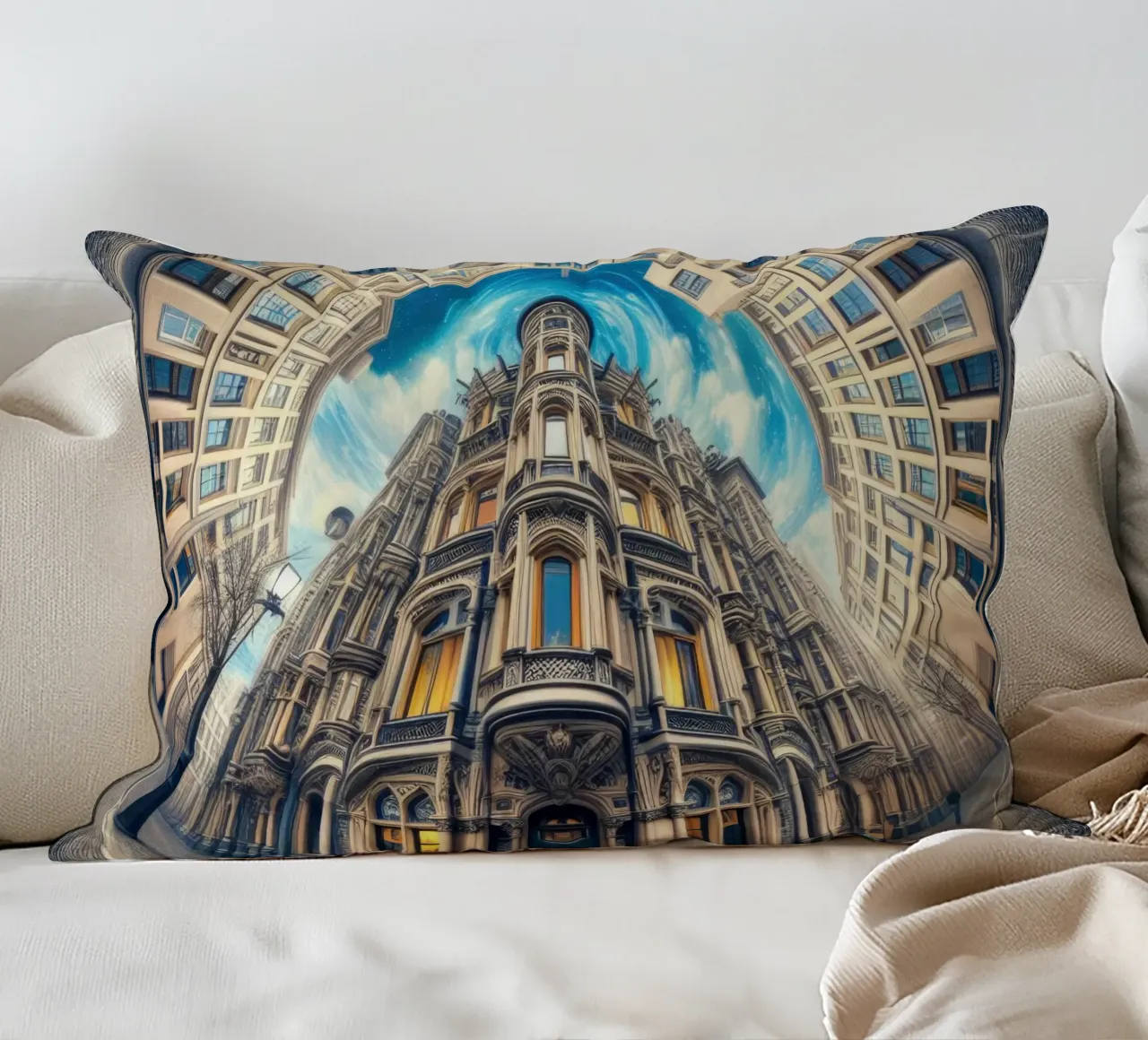 Sphere 059 - Circular Victorian Architecture cuscino da Spheres