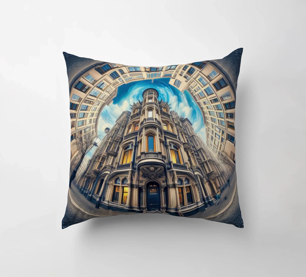 Sphere 059 - Circular Victorian Architecture cuscino da Spheres