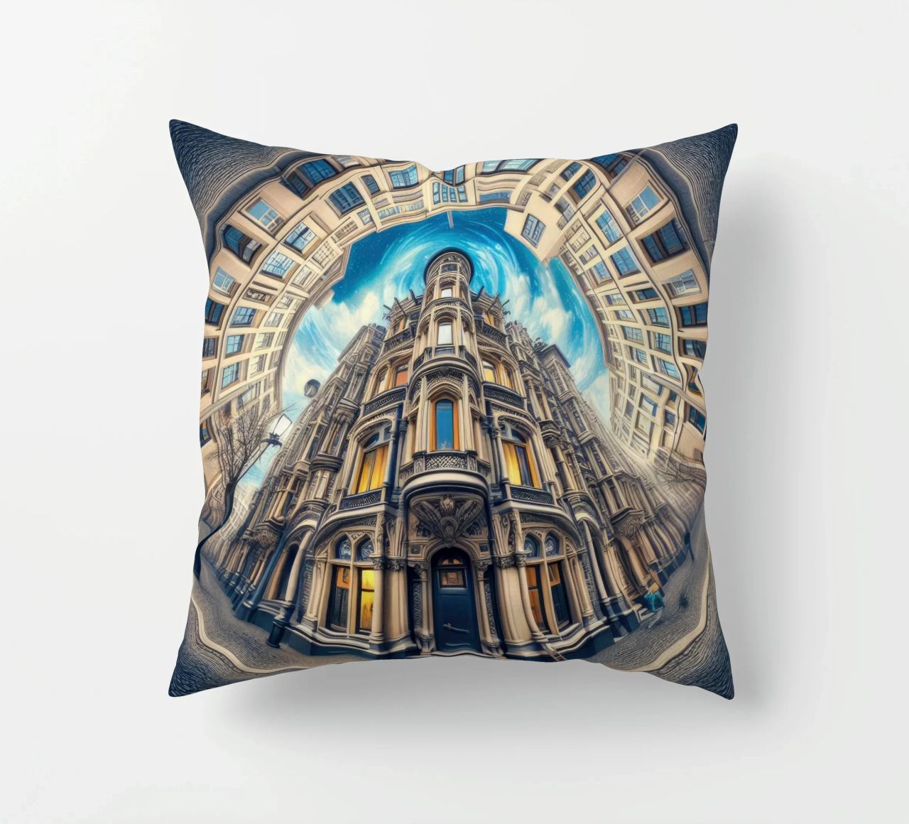 Sphere 059 - Circular Victorian Architecture cuscino da Spheres