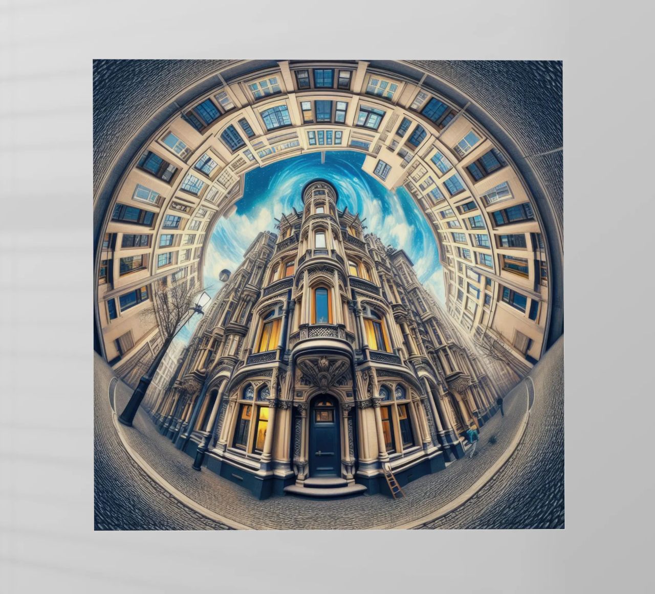 Sphere 059 - Circular Victorian Architecture pellicola backlit da Spheres