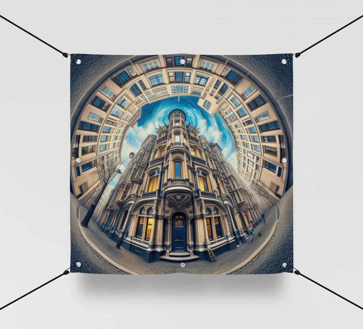 Sphere 059 - Circular Victorian Architecture pvc cover by Spheres