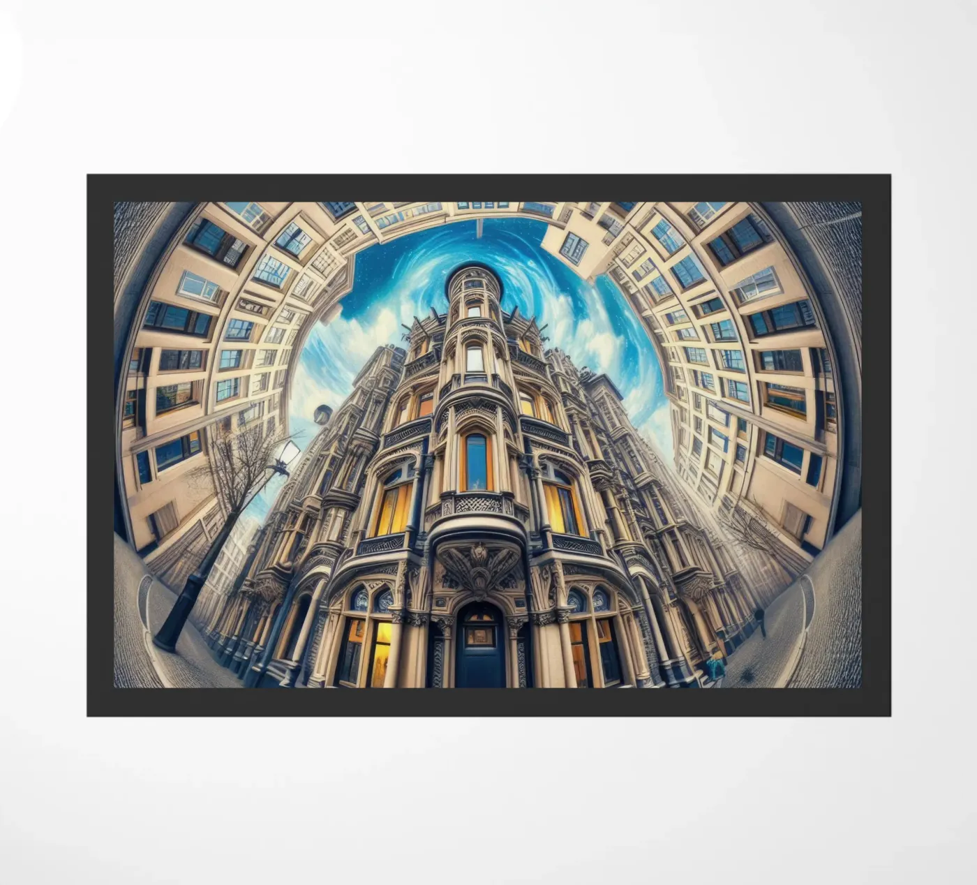 Sphere 059 - Circular Victorian Architecture doormat by Spheres