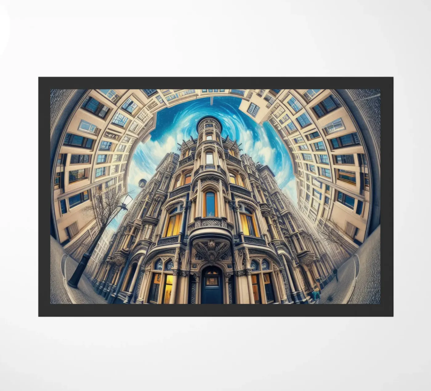 Sphere 059 - Circular Victorian Architecture Fußmatte von Spheres