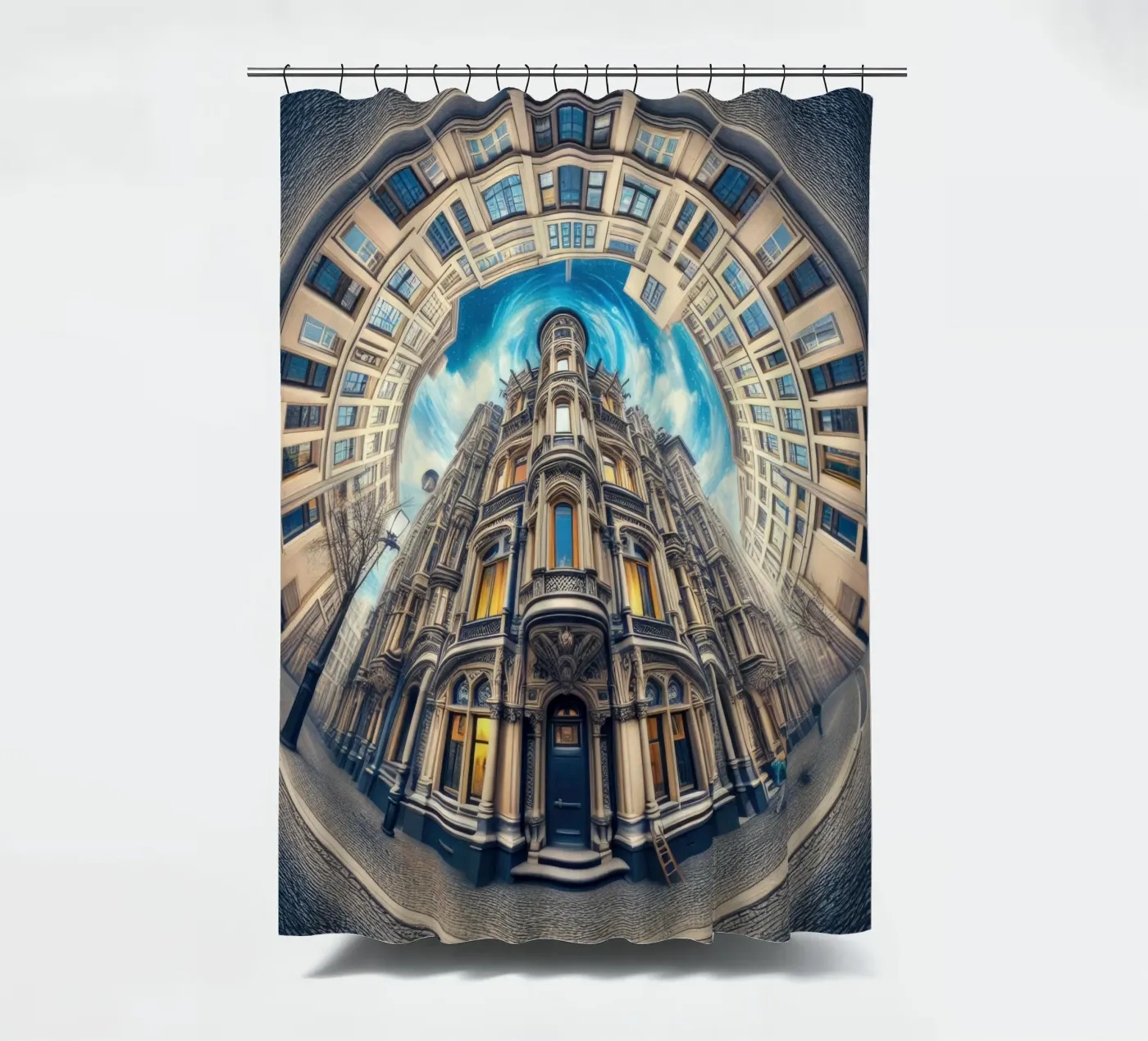 Sphere 059 - Circular Victorian Architecture Duschvorhang von Spheres