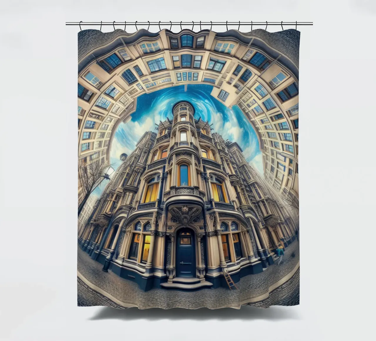 Sphere 059 - Circular Victorian Architecture douchegordijn van Spheres