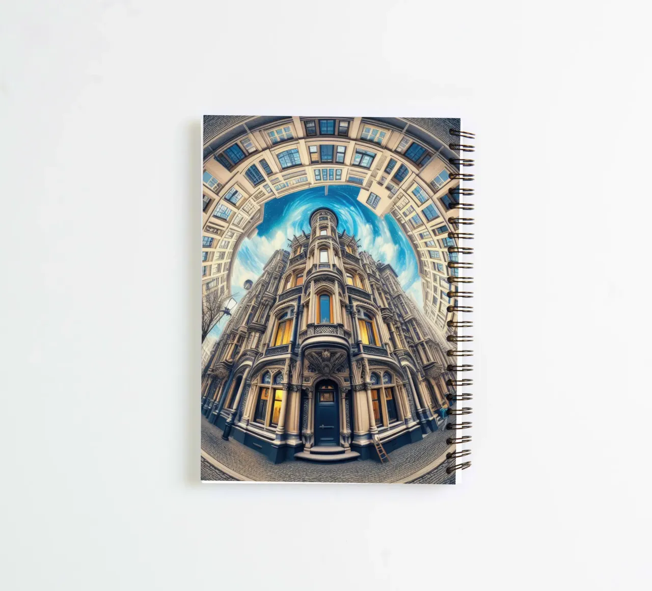 Sphere 059 - Circular Victorian Architecture spiral notebook by Spheres