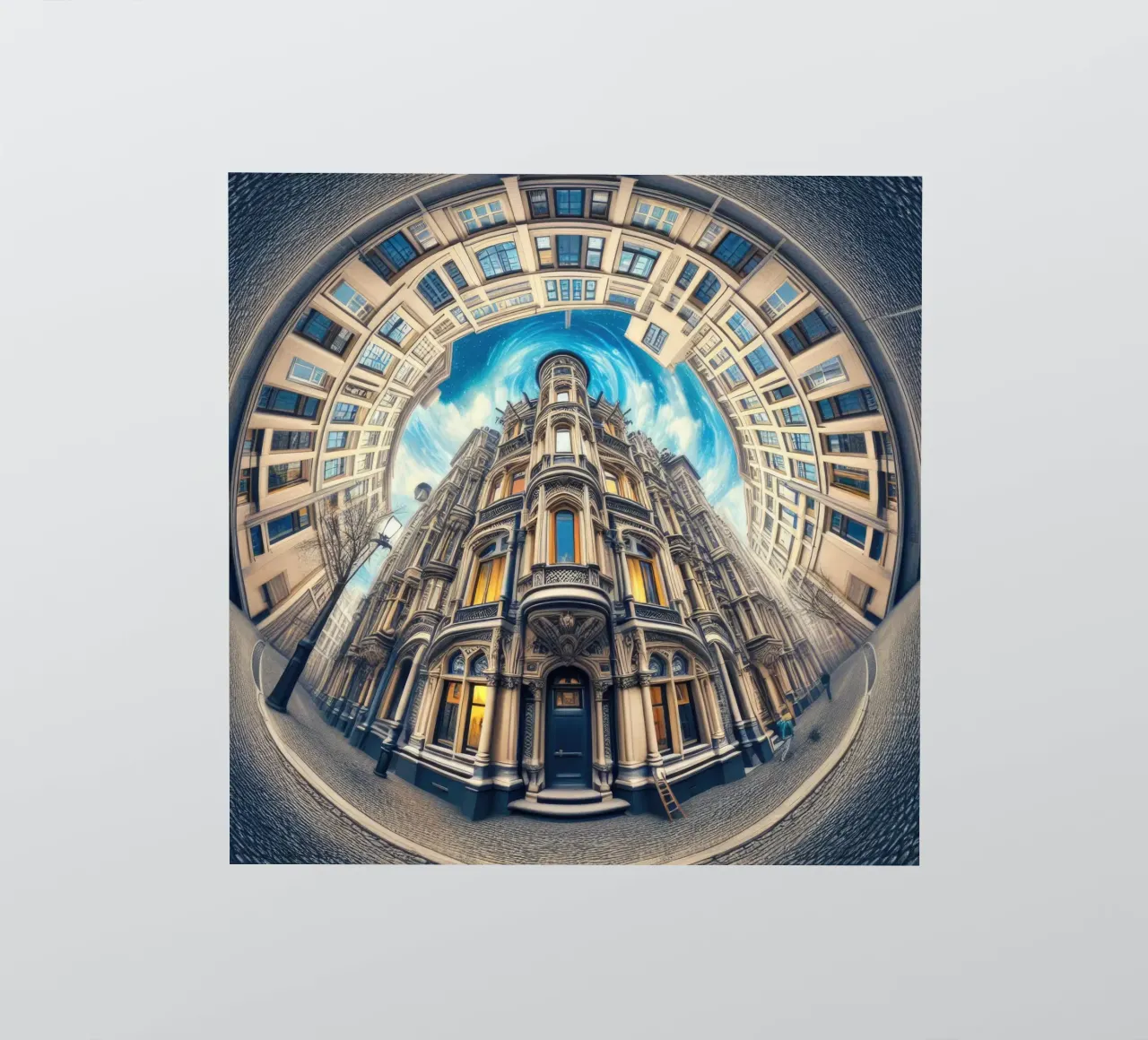 Sphere 059 - Circular Victorian Architecture sticker van Spheres