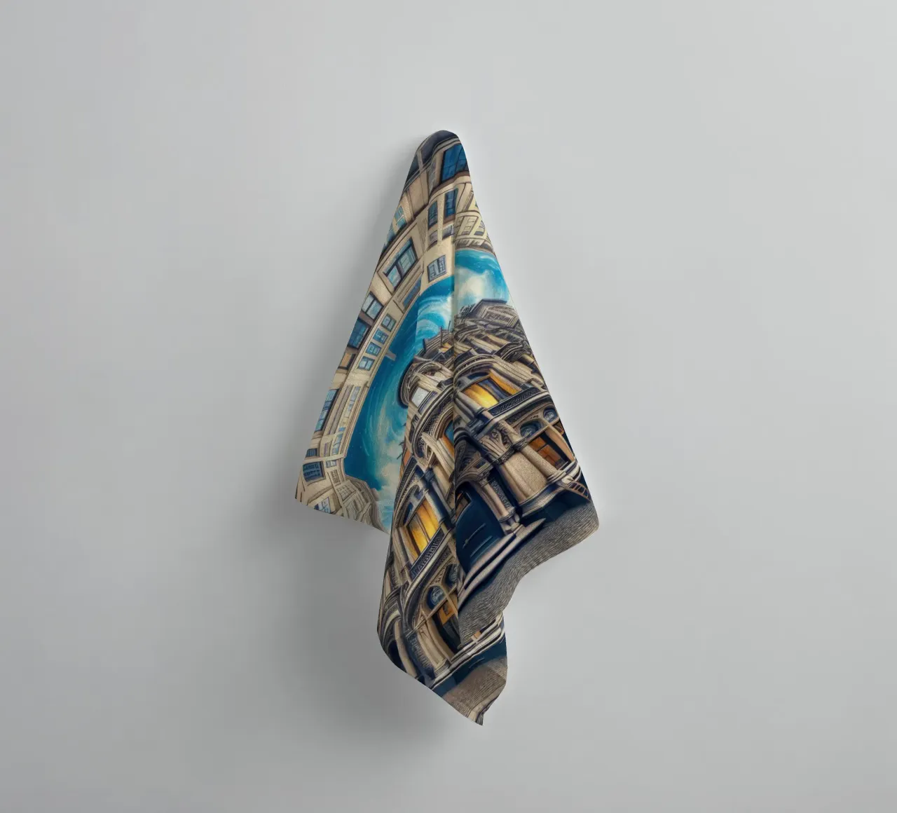 Sphere 059 - Circular Victorian Architecture towel by Spheres