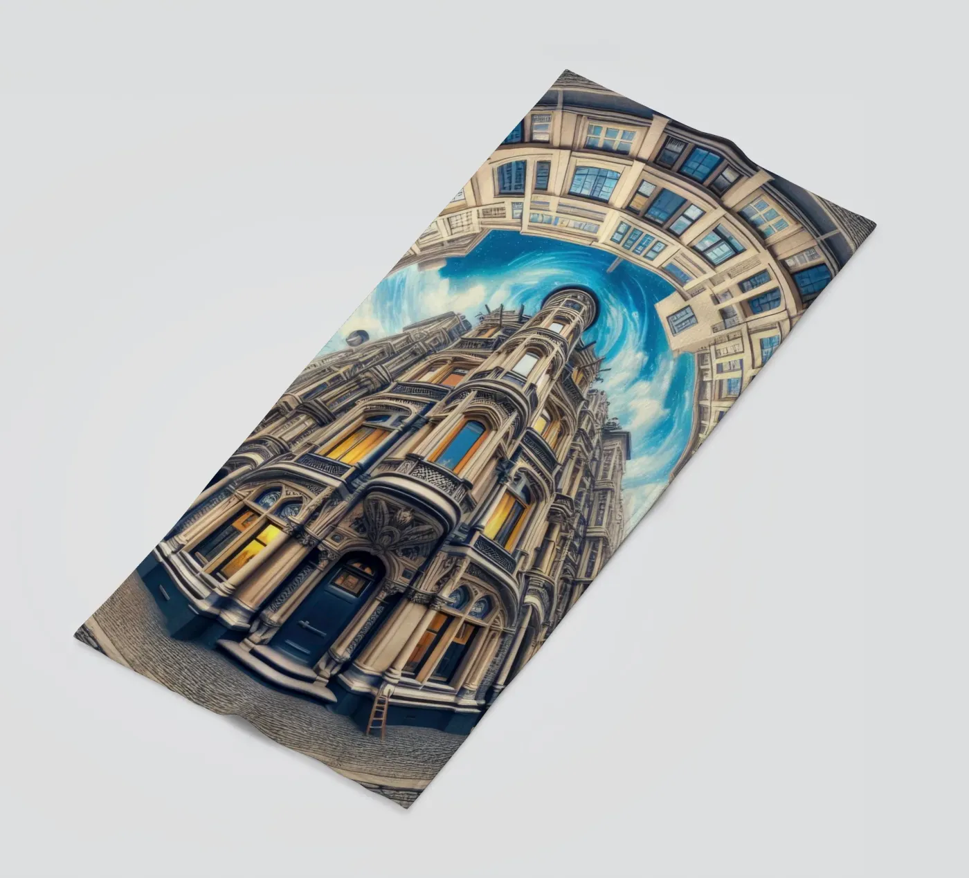 Sphere 059 - Circular Victorian Architecture strandhanddoek van Spheres