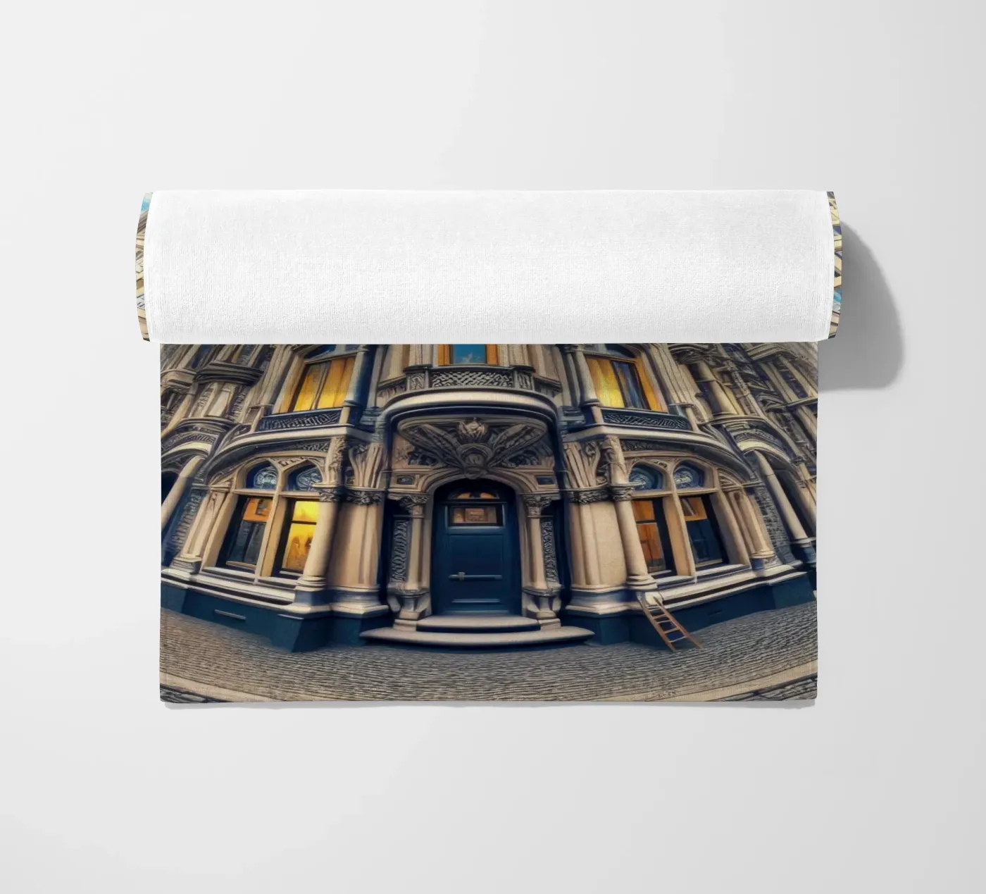 Sphere 059 - Circular Victorian Architecture strandhanddoek van Spheres