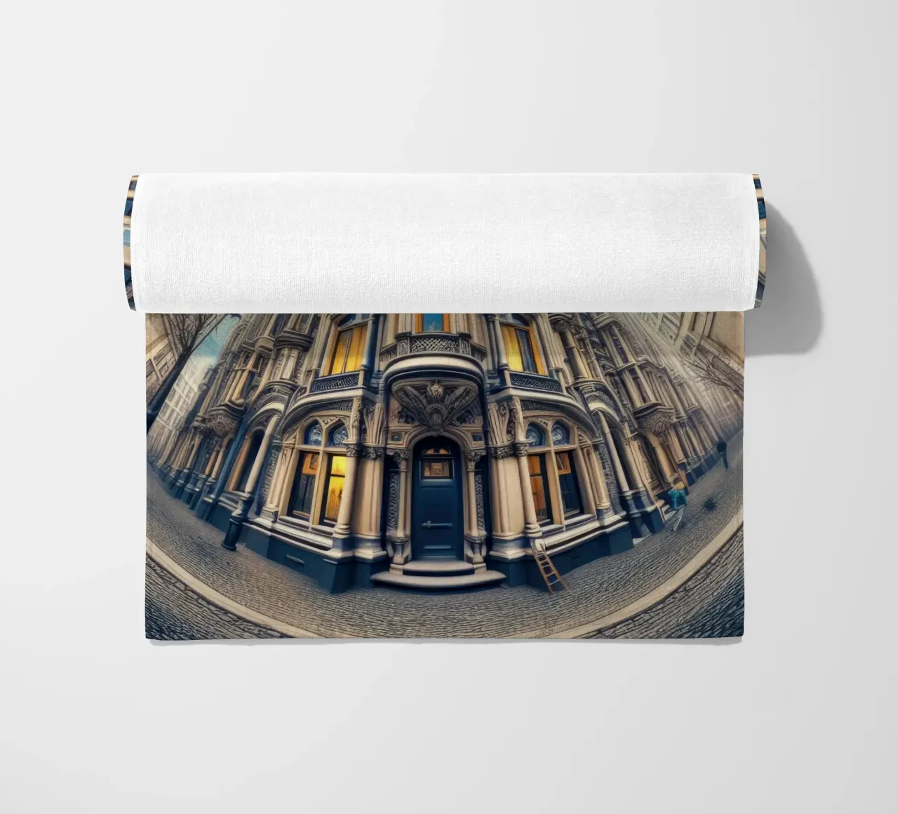 Sphere 059 - Circular Victorian Architecture strandhanddoek van Spheres