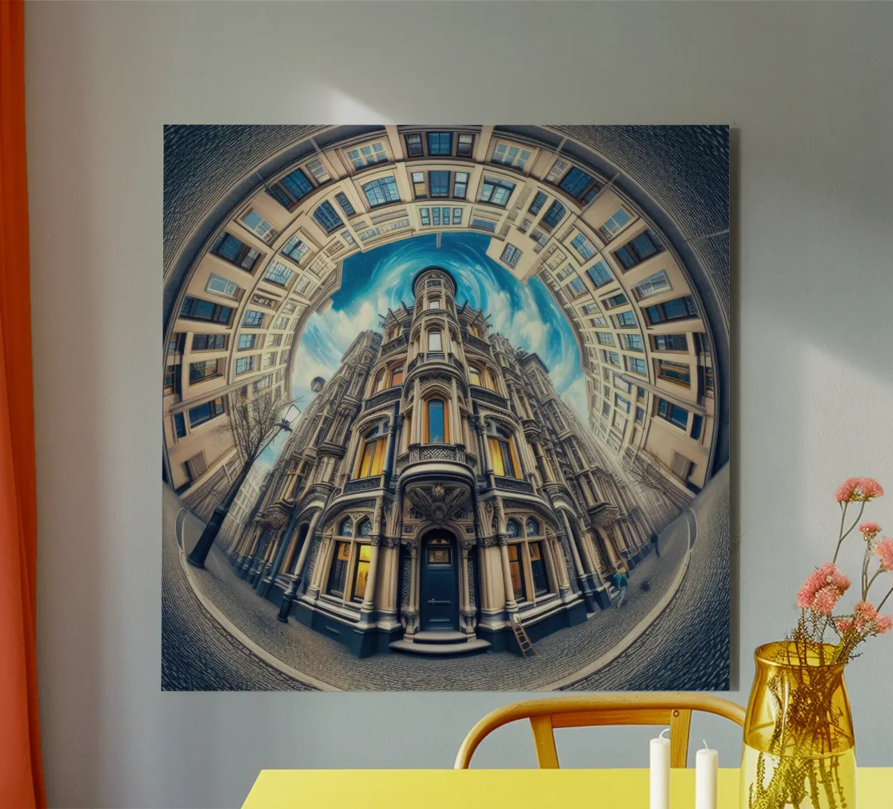 Sphere 059 - Circular Victorian Architecture alluminio dibond da Spheres