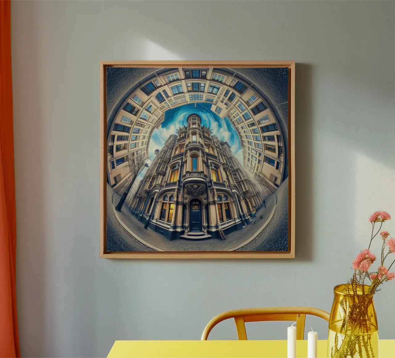 Sphere 059 - Circular Victorian Architecture canvas van Spheres