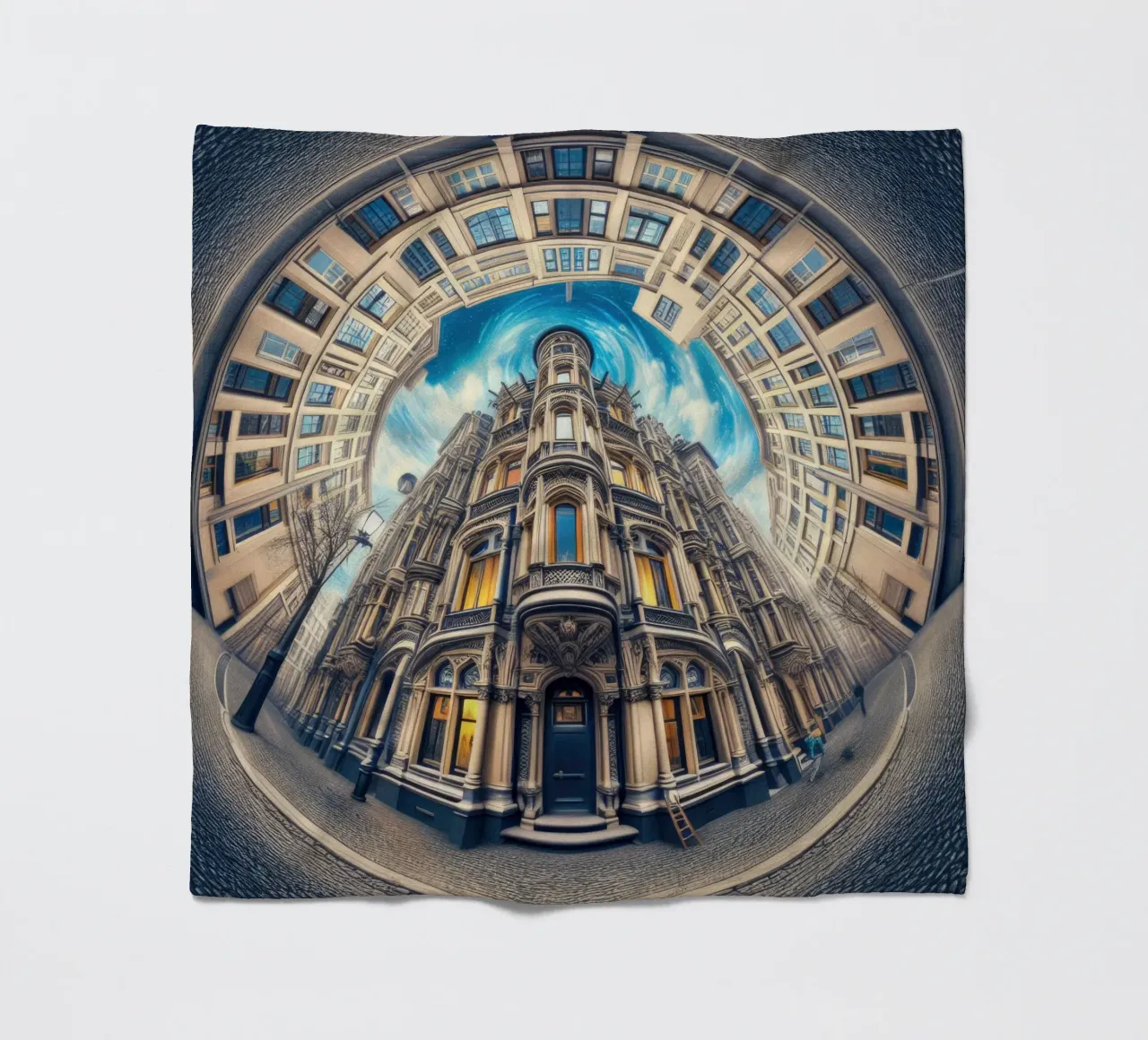 Sphere 059 - Circular Victorian Architecture Fleecedecke von Spheres