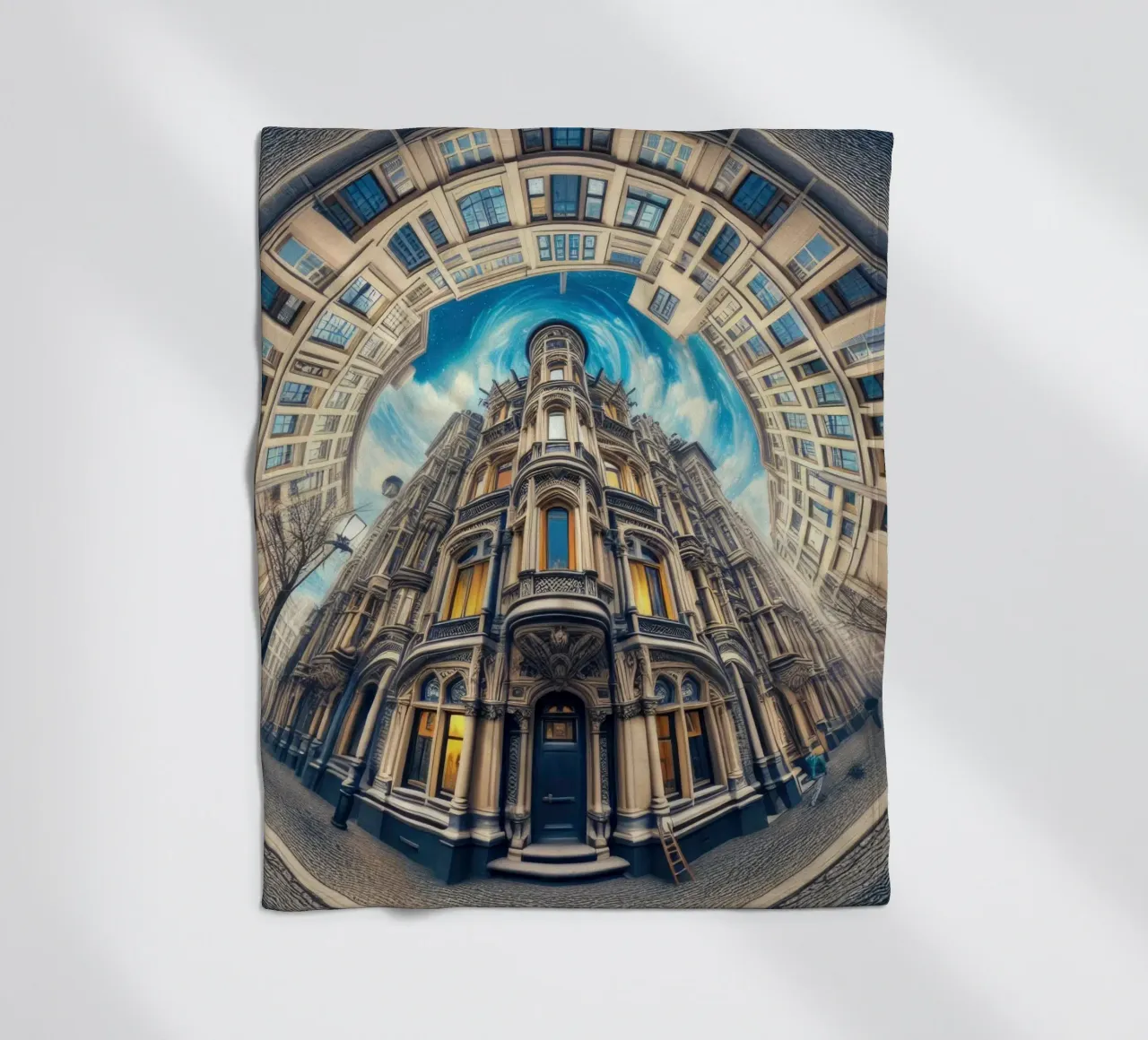 Sphere 059 - Circular Victorian Architecture Fleecedecke von Spheres