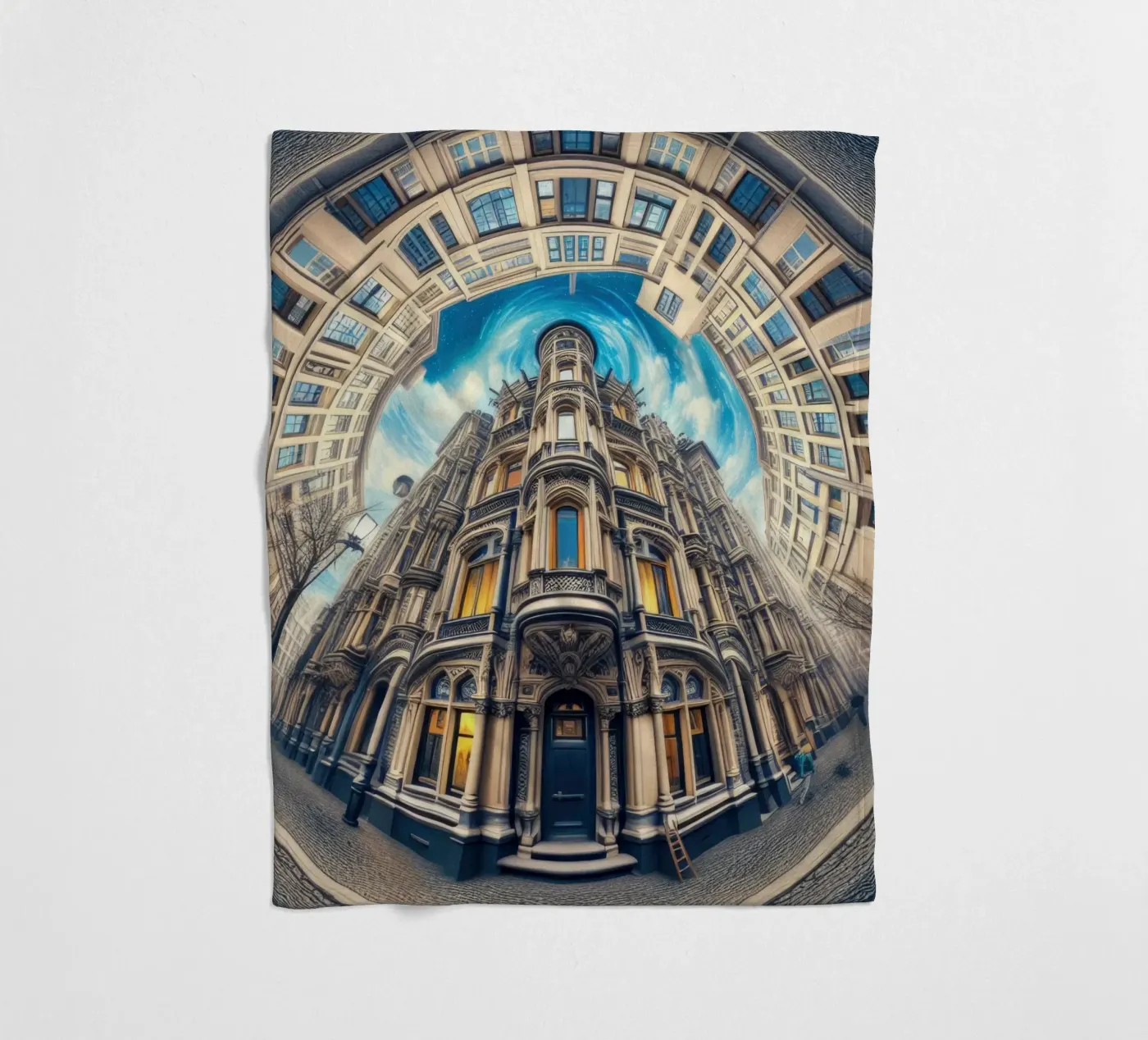 Sphere 059 - Circular Victorian Architecture fleecedeken van Spheres
