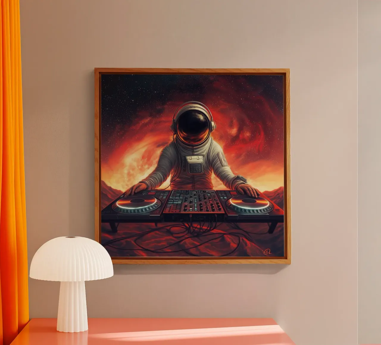 DJ Astronauta plexiglass da Motivate-Today