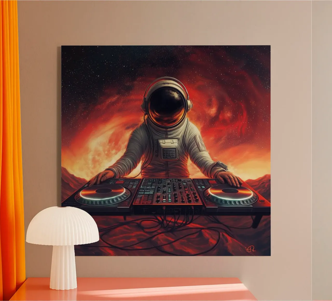 DJ Astronauta plexiglass da Motivate-Today