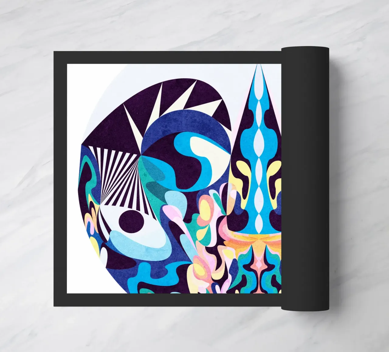 Blue Dragon zerbino da Abstract 888